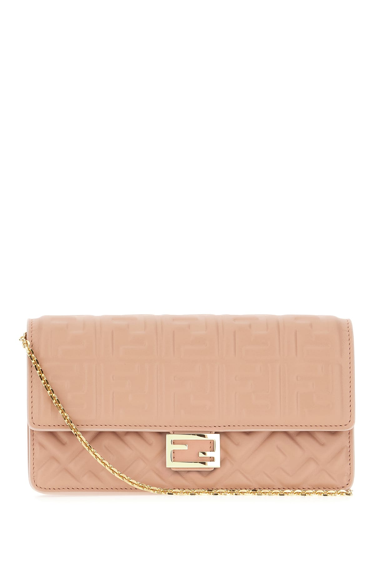 Fendi Pink Nappa Leather Wallet In Pink