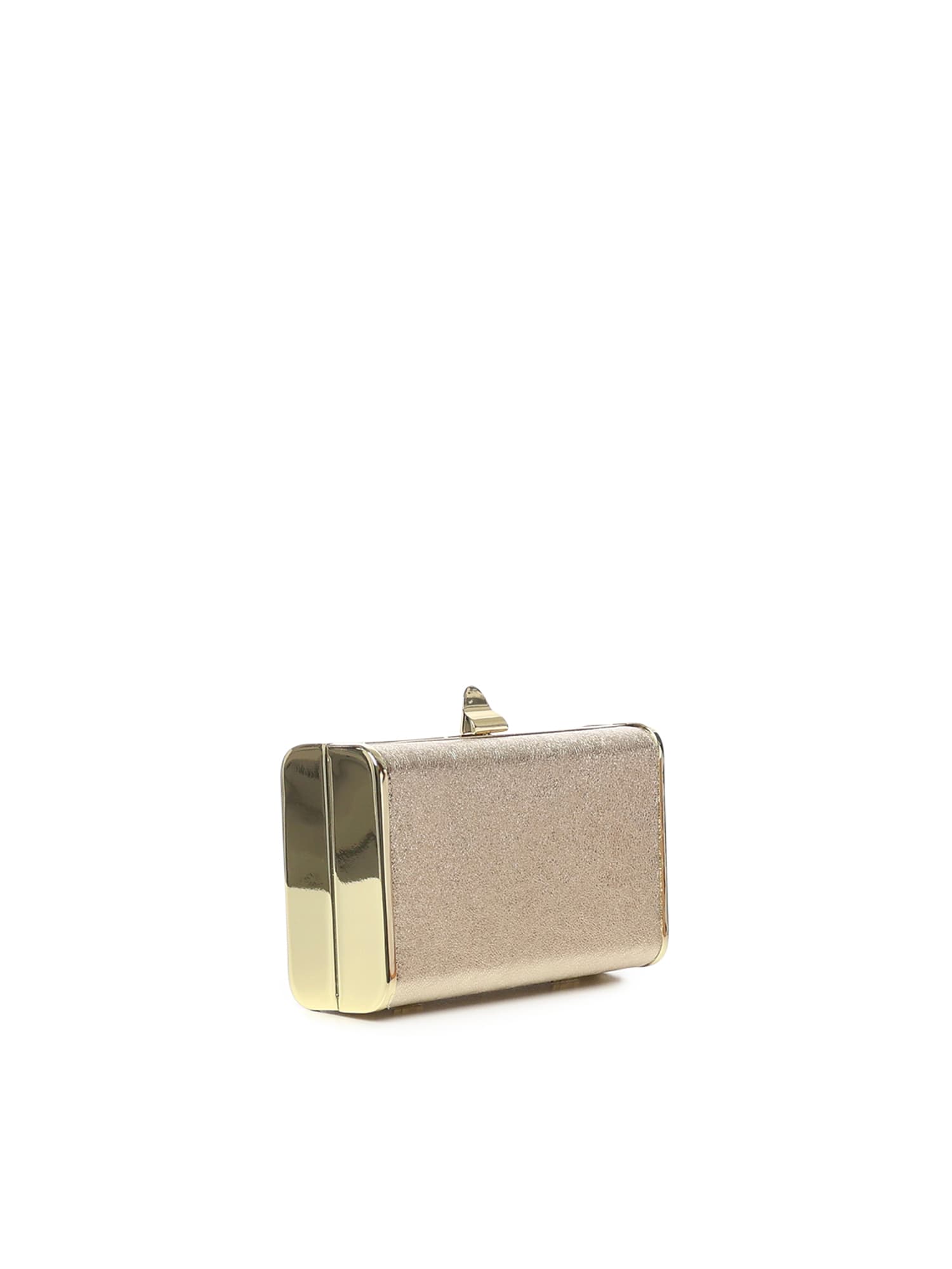 Coccinelle Liv Small Shoulder Bag In Gold