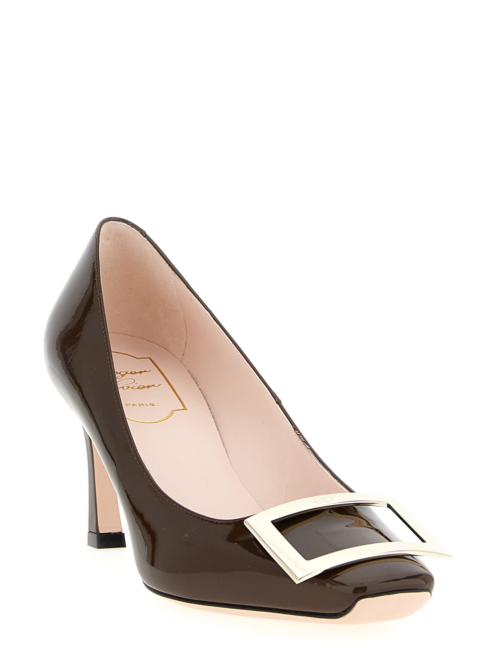 Roger Vivier Trompette Pumps In Brown