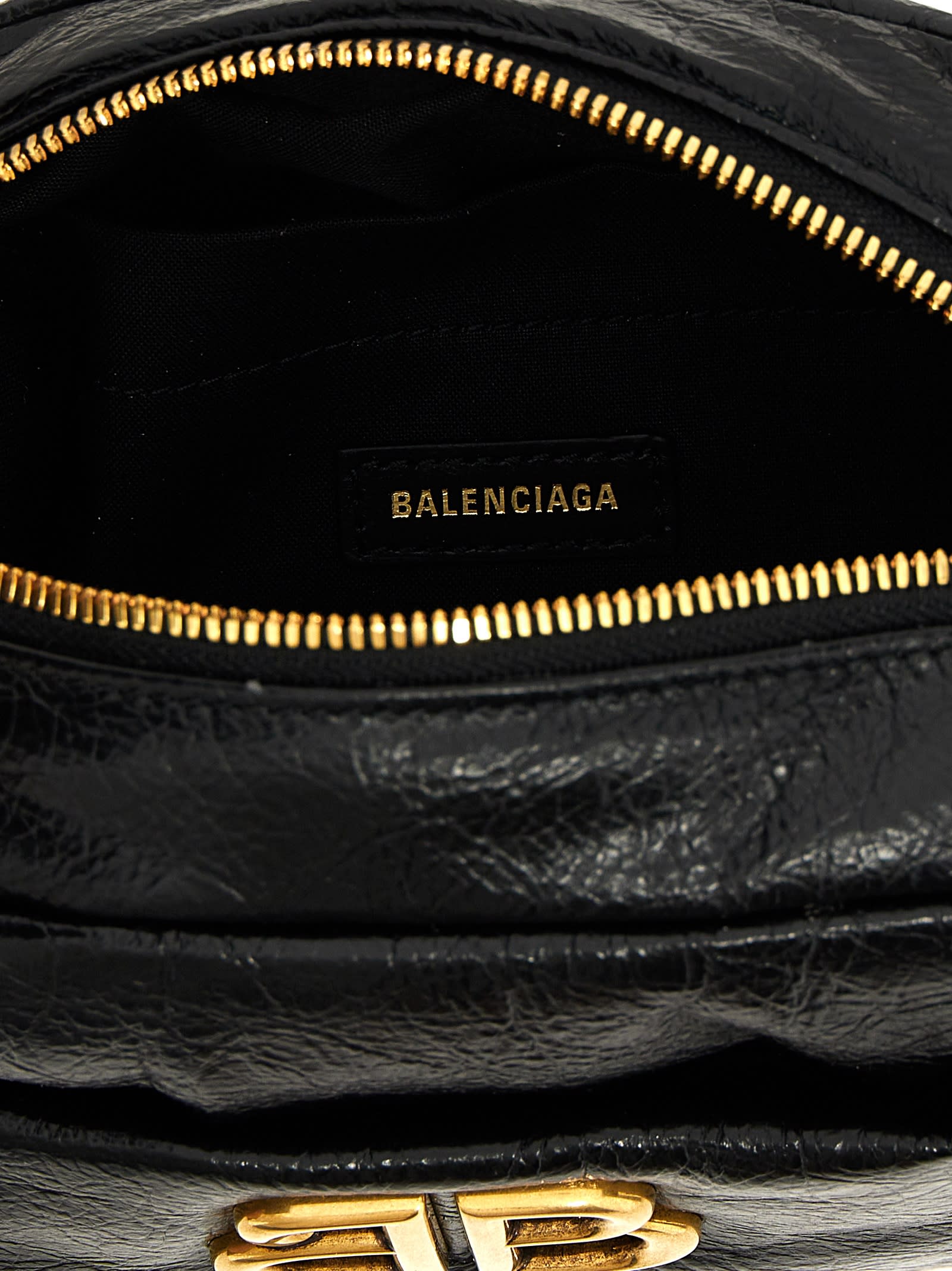 Balenciaga Monaco Camera Bag In Black