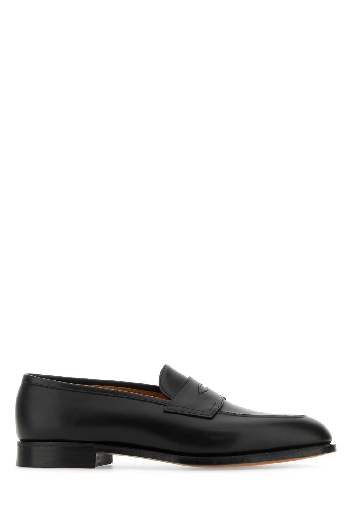 Black Leather Piccadilly Loafers