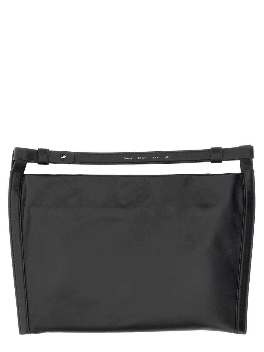 Shop Proenza Schouler White Label Bag Minetta In Black