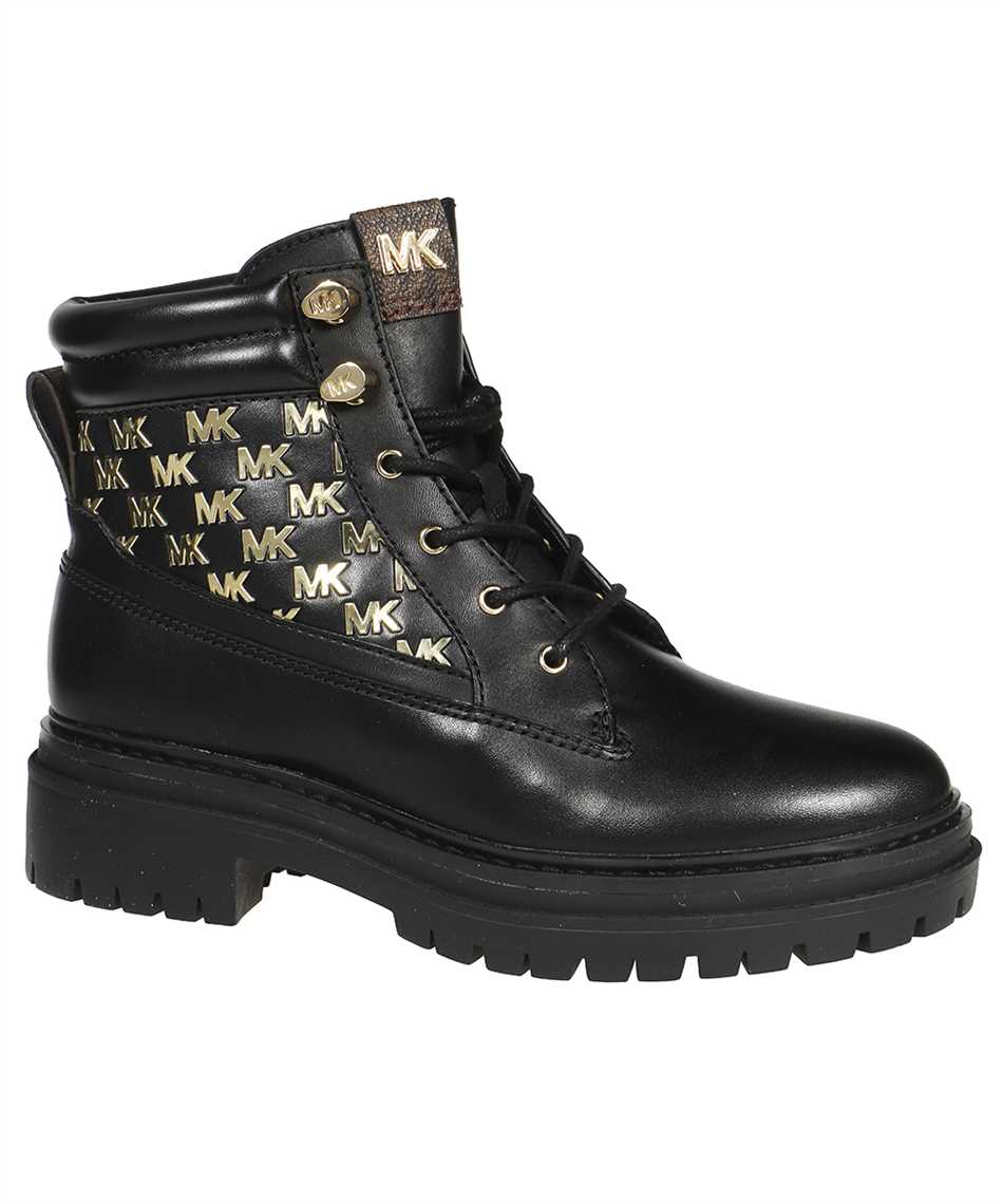 Michael Michael Kors Leather Lace-up Shoes In Black