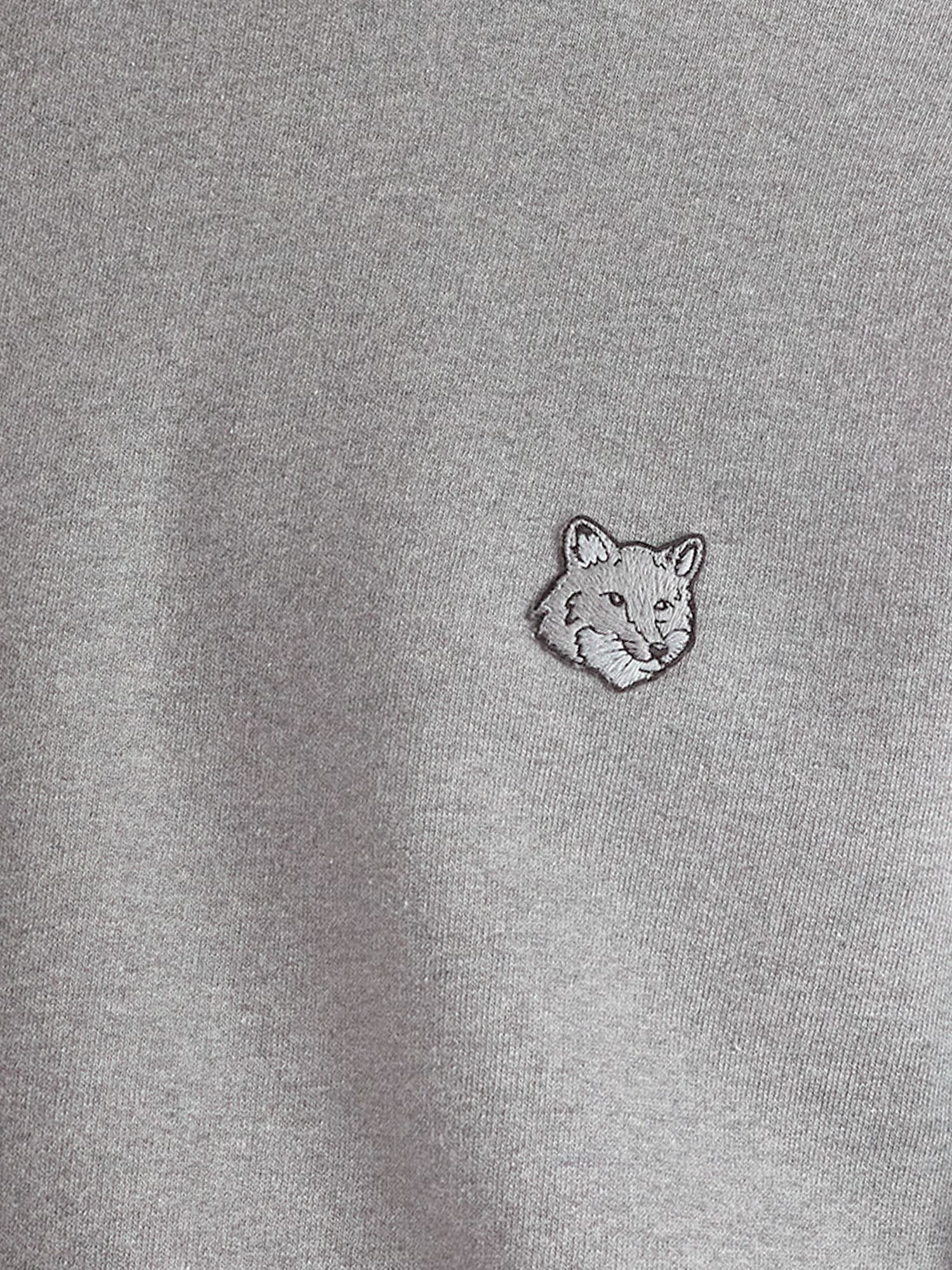 Maison Kitsuné Ribbed Crew Neck Sweater With Long Sleeves