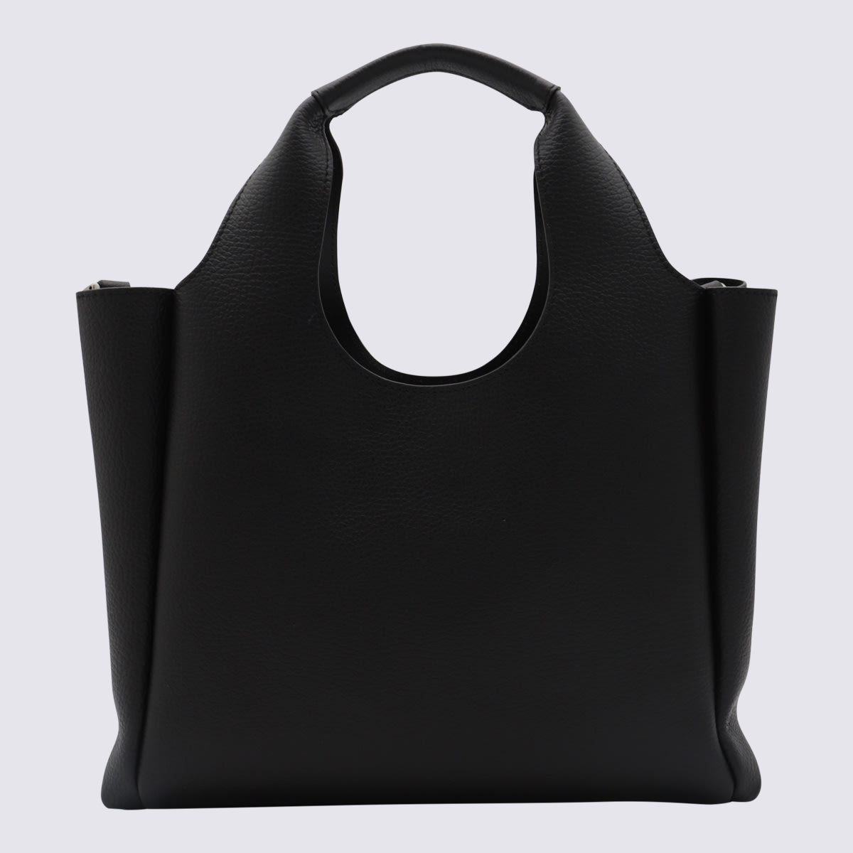 Shop Hogan Black Leather Totes