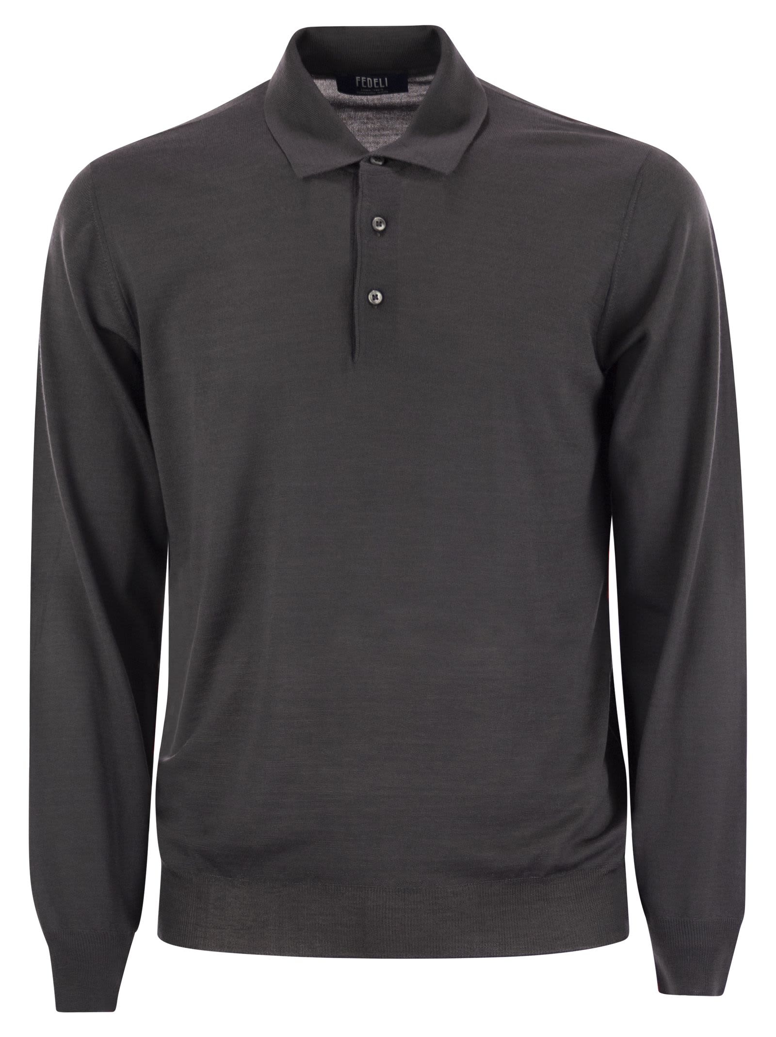 Virgin Wool Polo Shirt