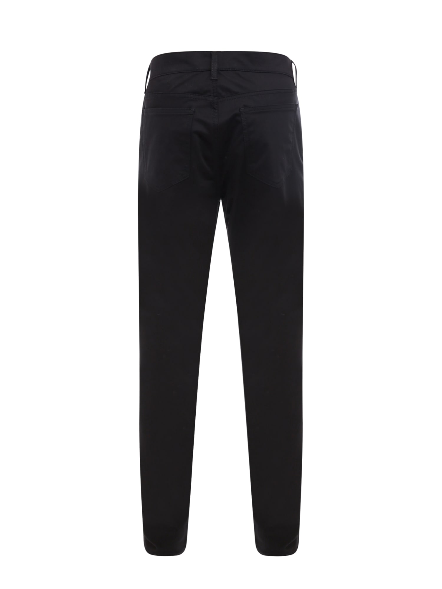 Shop Moschino Trouser In Black