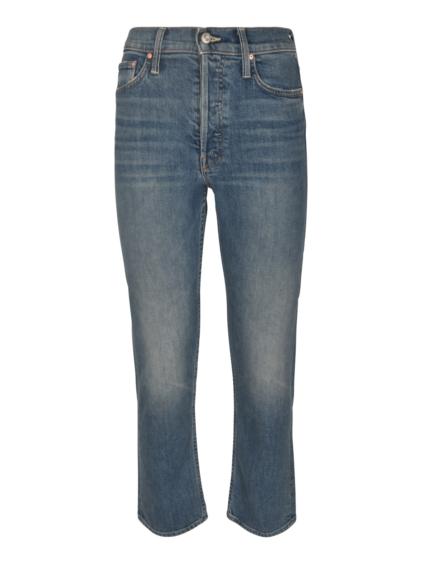 Shop Mother Tomcat Jeans In Stonewash