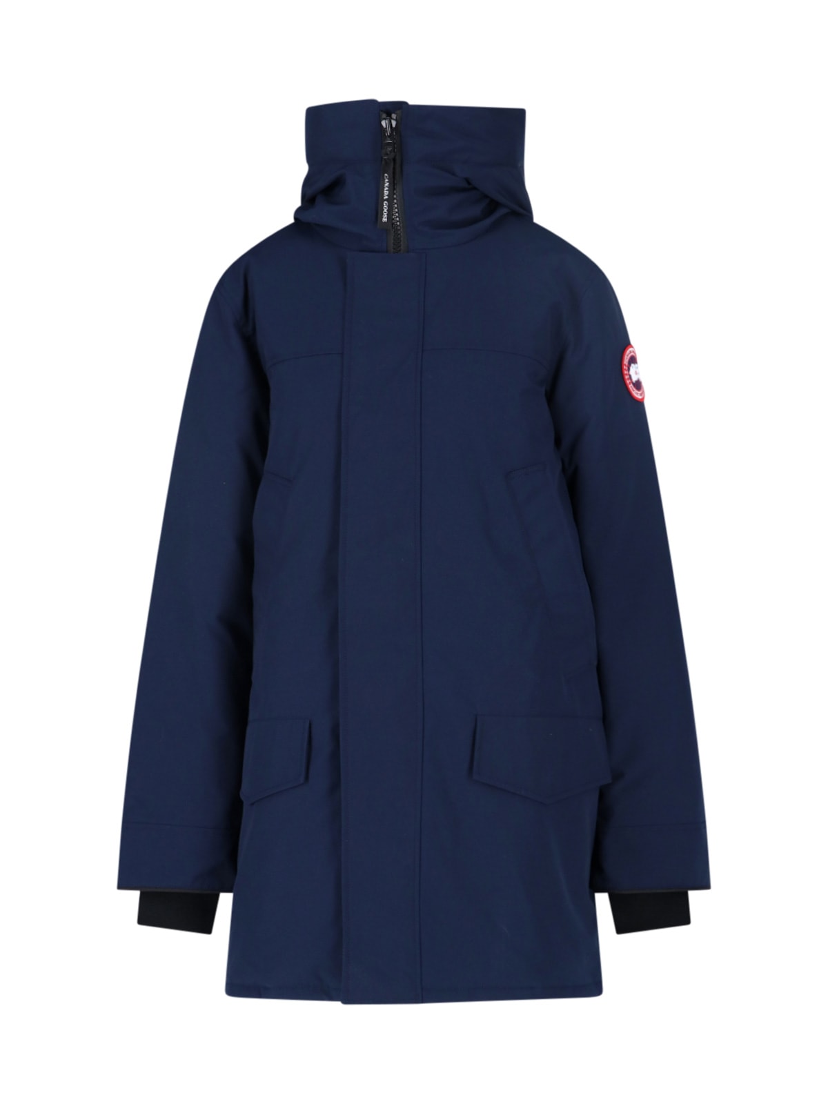 Shop Canada Goose Langford Parka In Blu