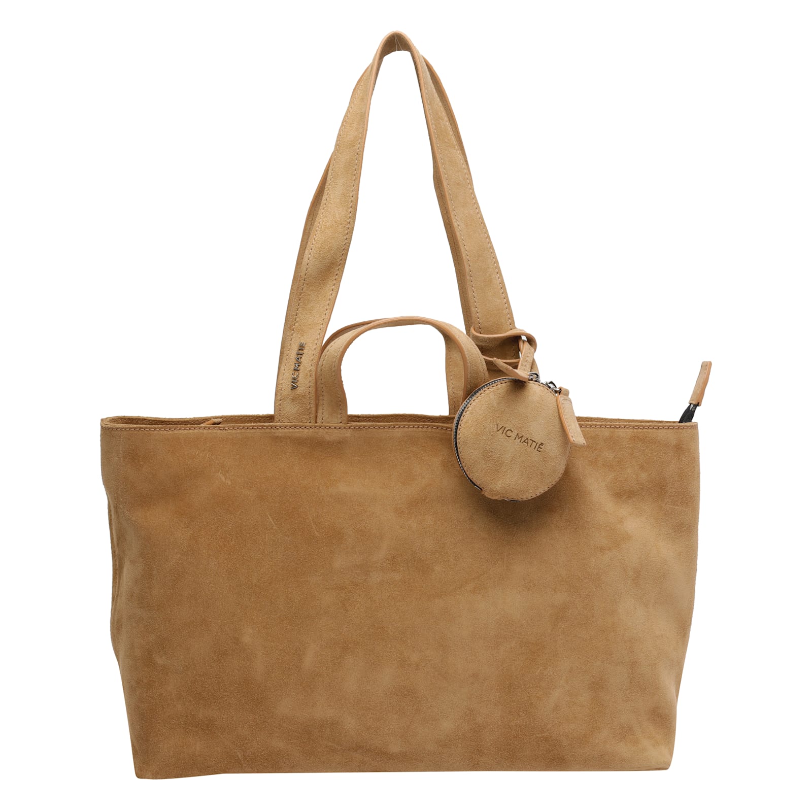 Vic Matie Heavy Shopping Bag In Nude