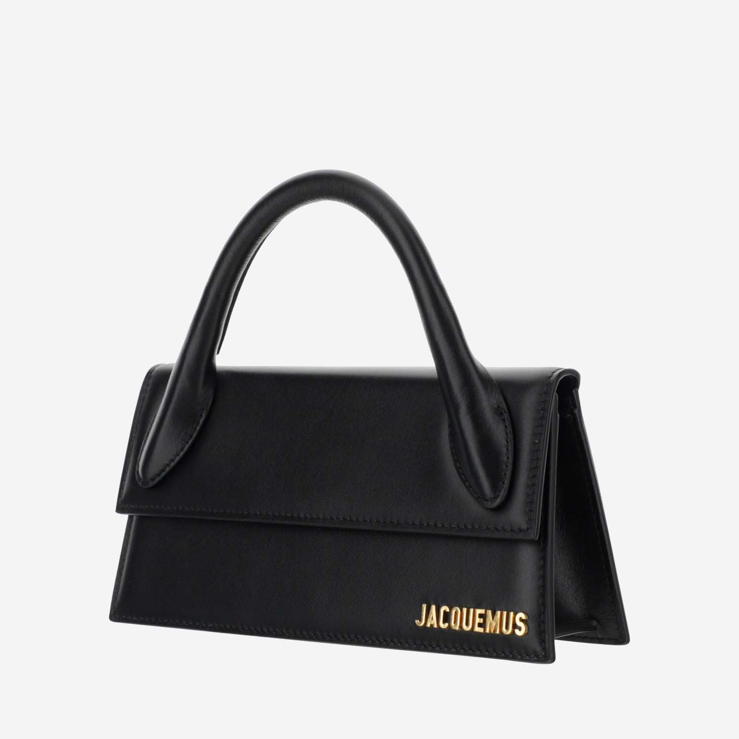 Jacquemus Shoulder Bags With Detachable Strap And Top Handle In Black
