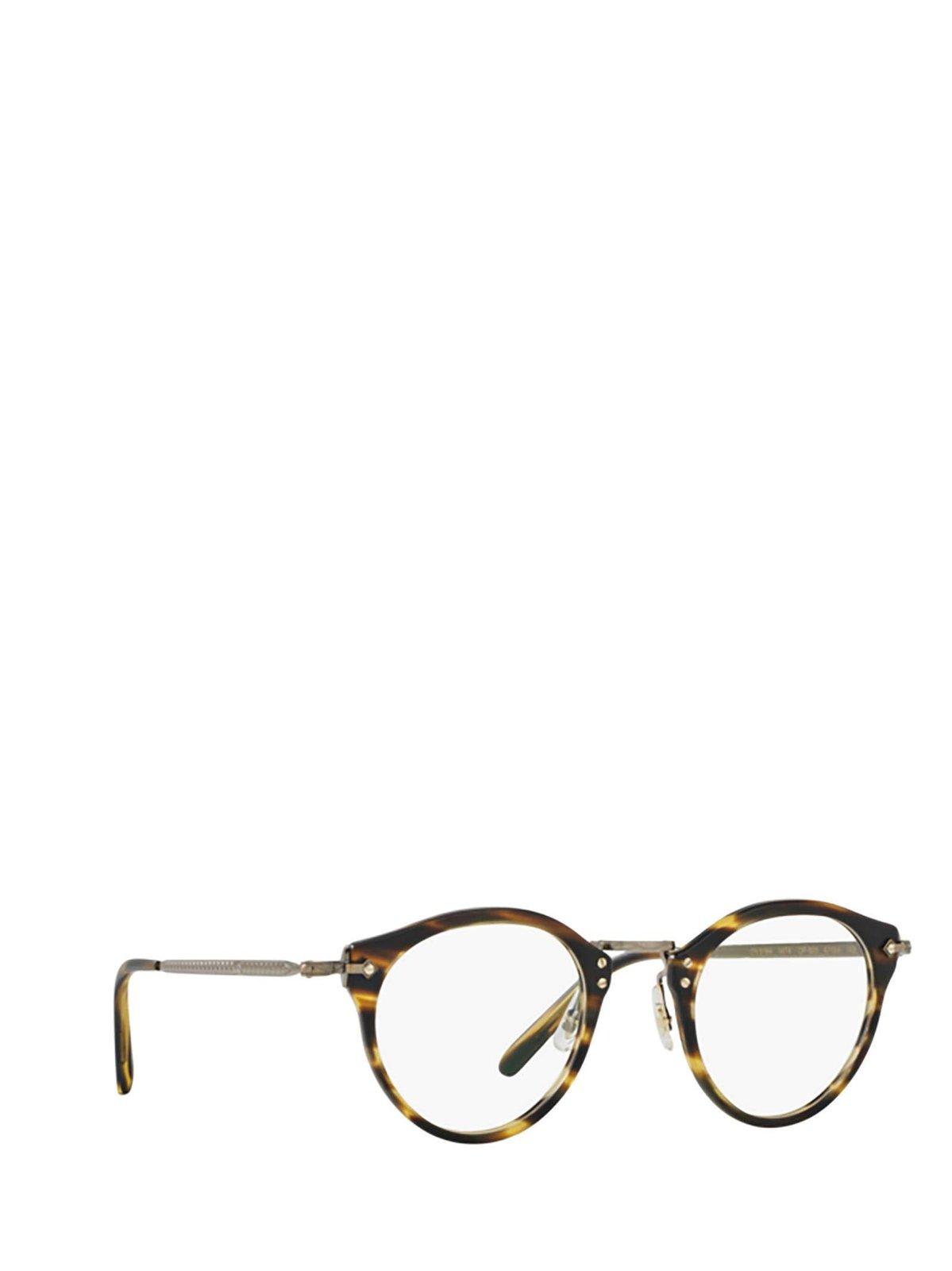 Oliver Peoples Op-505 Round Frame Glasses In Black