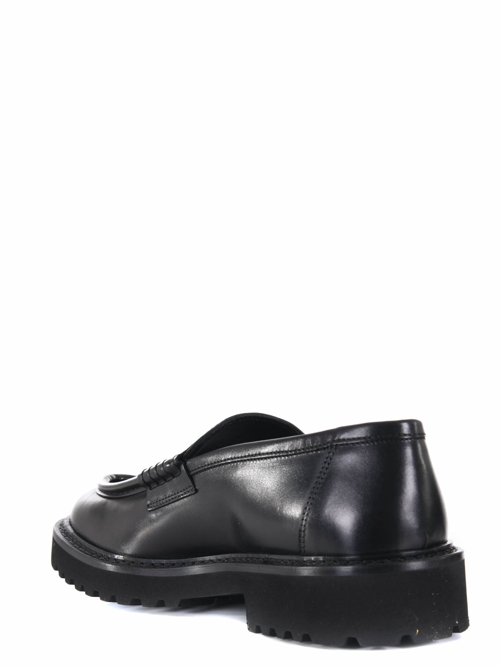 Shop Doucal's Doucals Moccasins In Nero