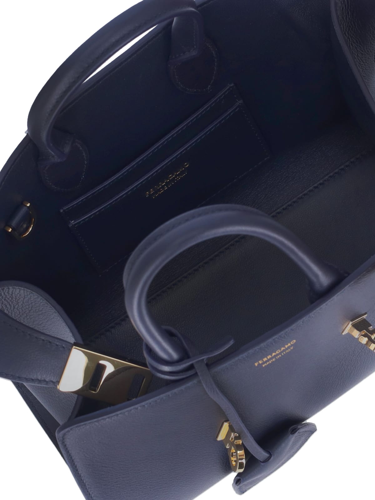 Ferragamo Mini Bag Hug In Blue