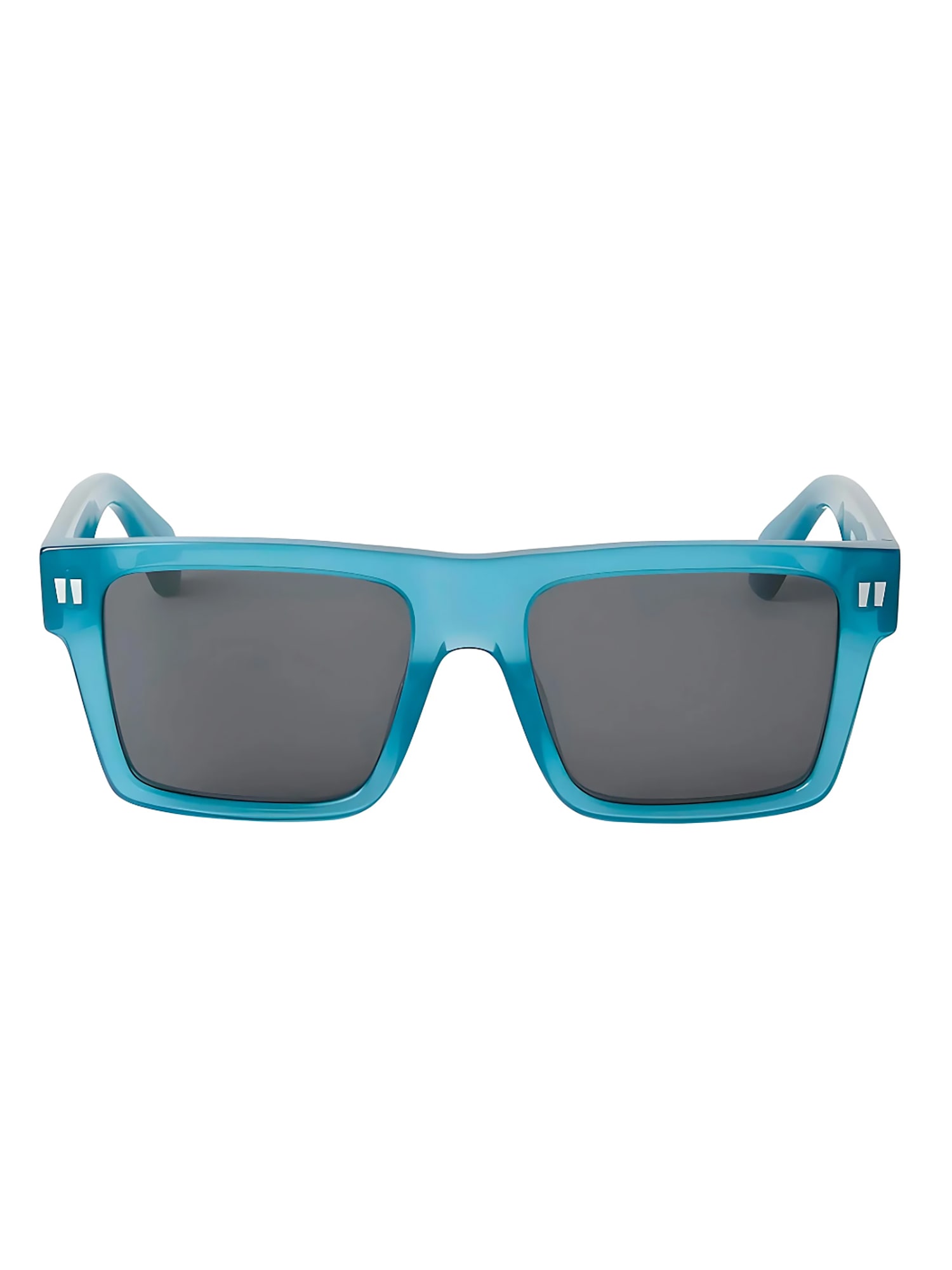 Off-white Oeri109 Lawton Sunglasses In Navy Blue