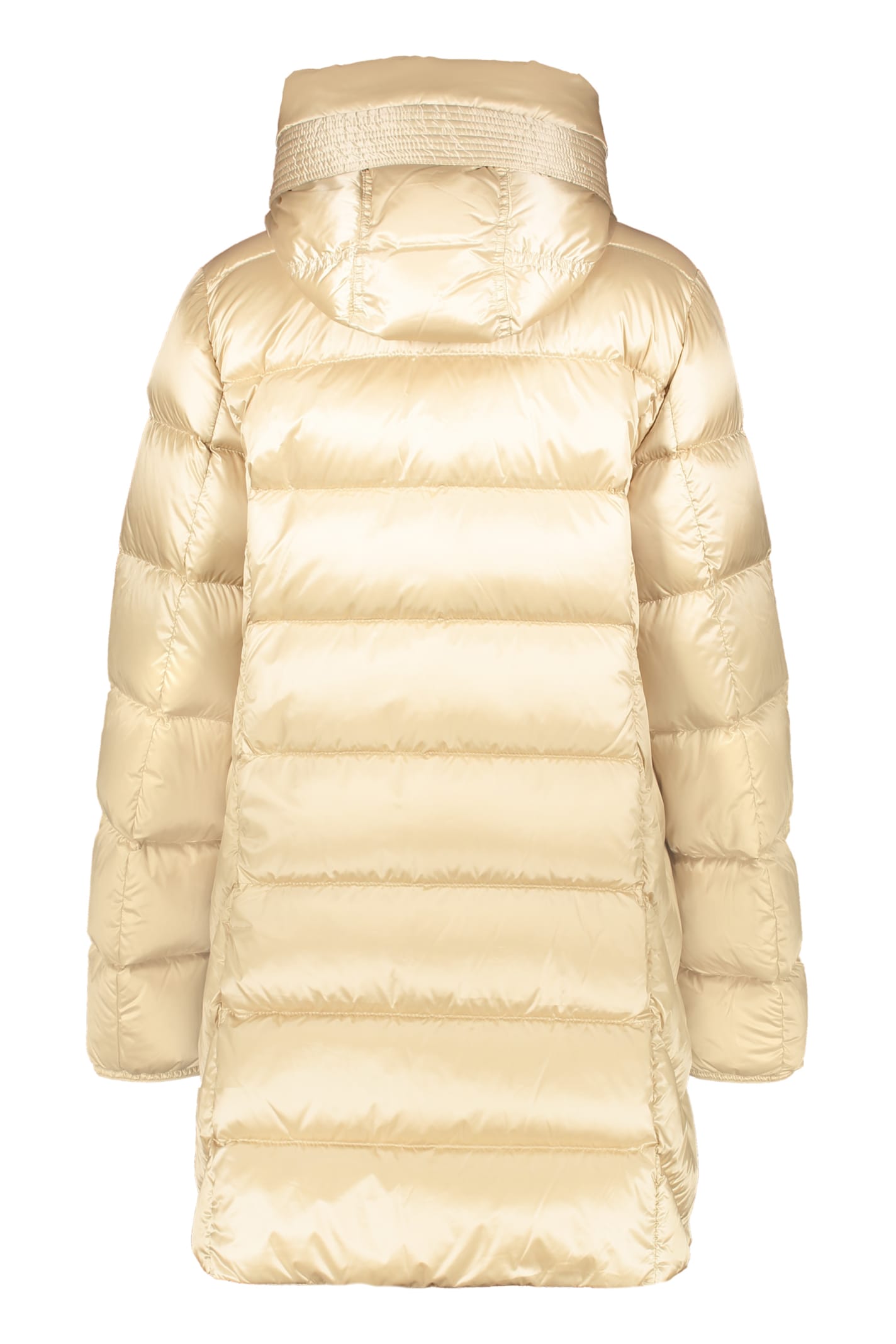 Shop Parajumpers Marion Hooded Down Jacket In Gold