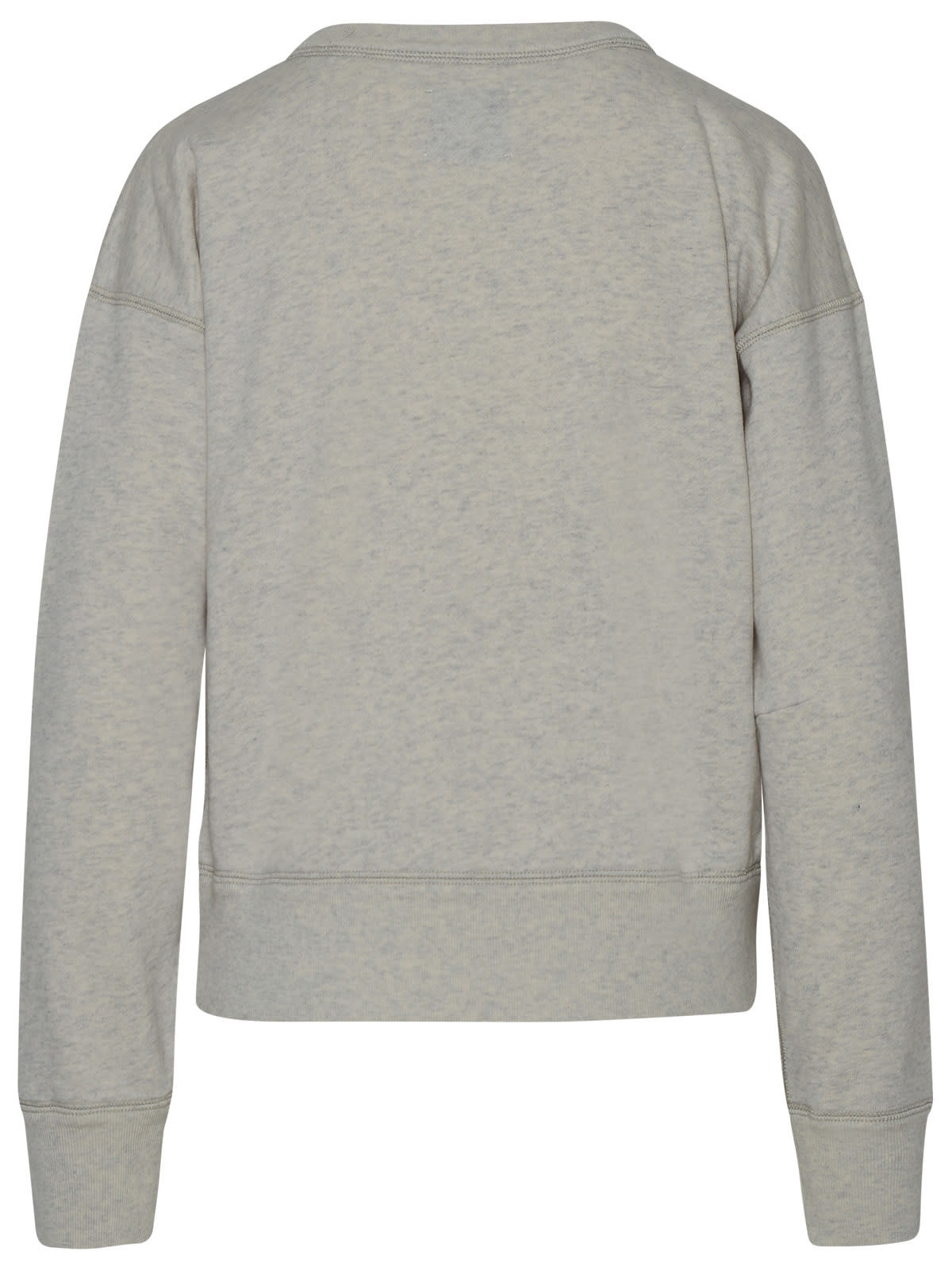 Shop Isabel Marant Ecred Cotton Shad Sweatshirt In Powder