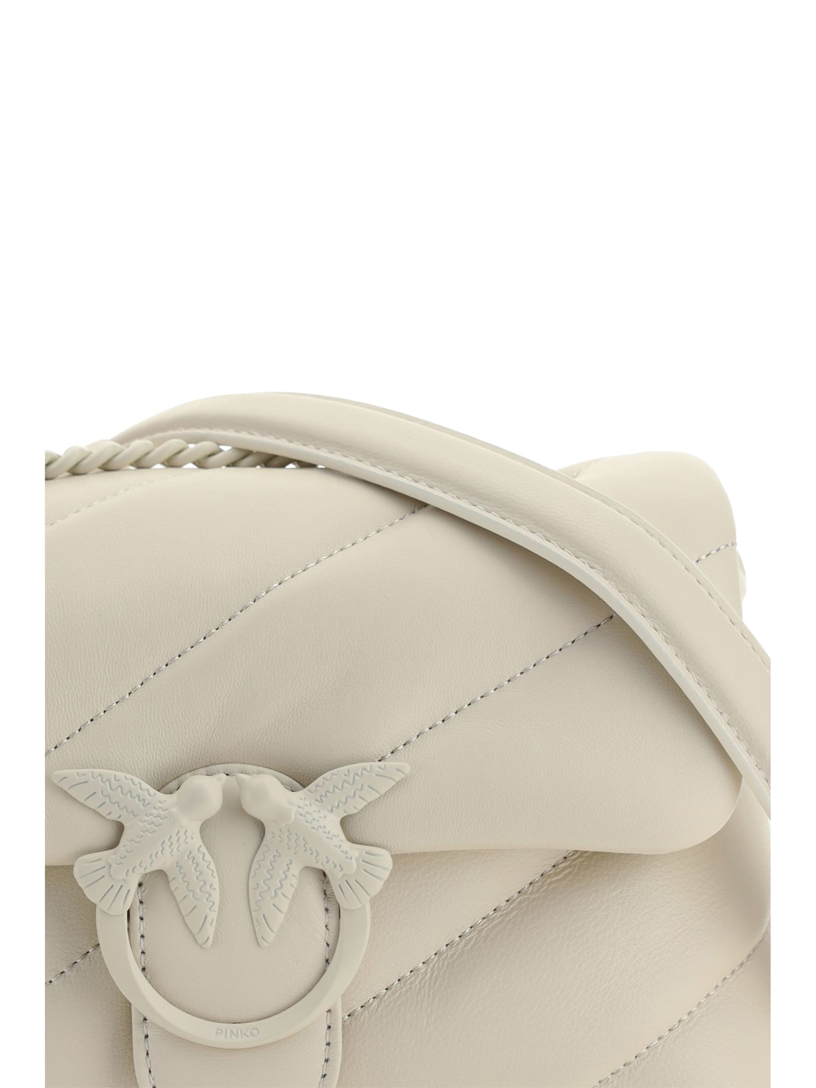Pinko Love Puff Mini Bag In B White
