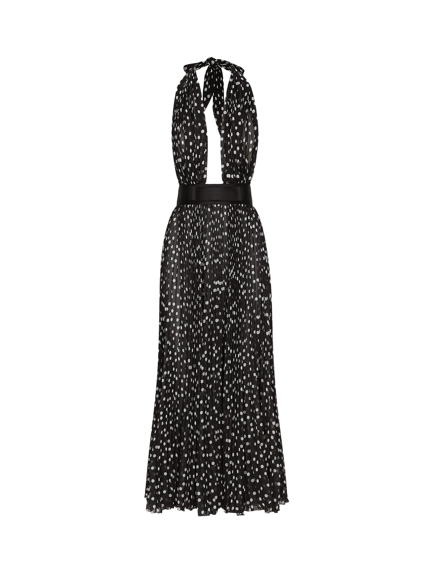 Shop Dolce & Gabbana Dress In Black/white
