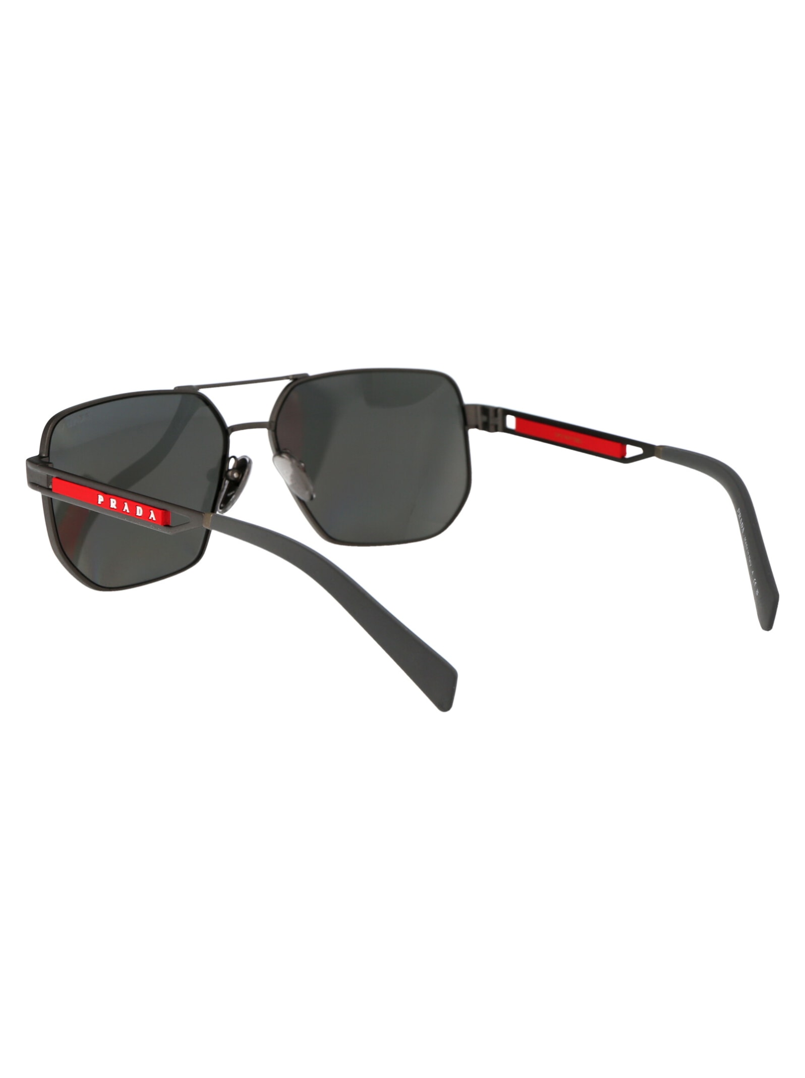 Shop Prada 0ps 51zs Sunglasses In 19k60a Matte Gunmetal