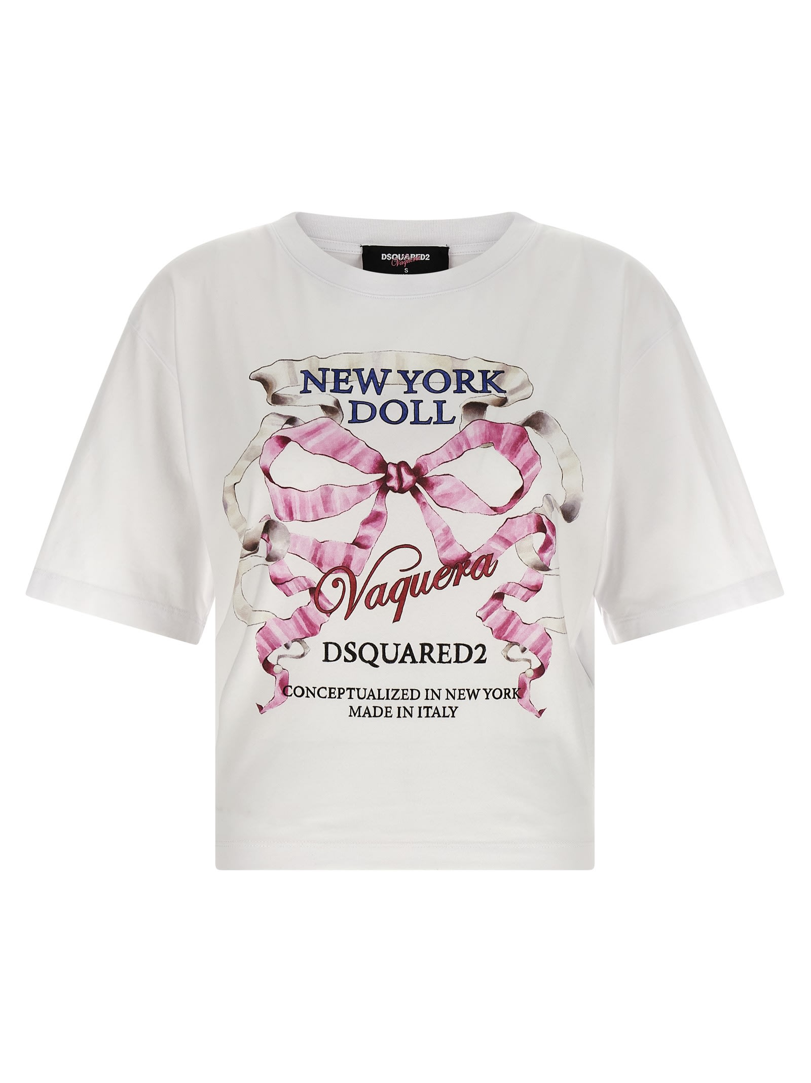 Dsquared2 Vaquera Breezy Fit Jersey T-shirt In White