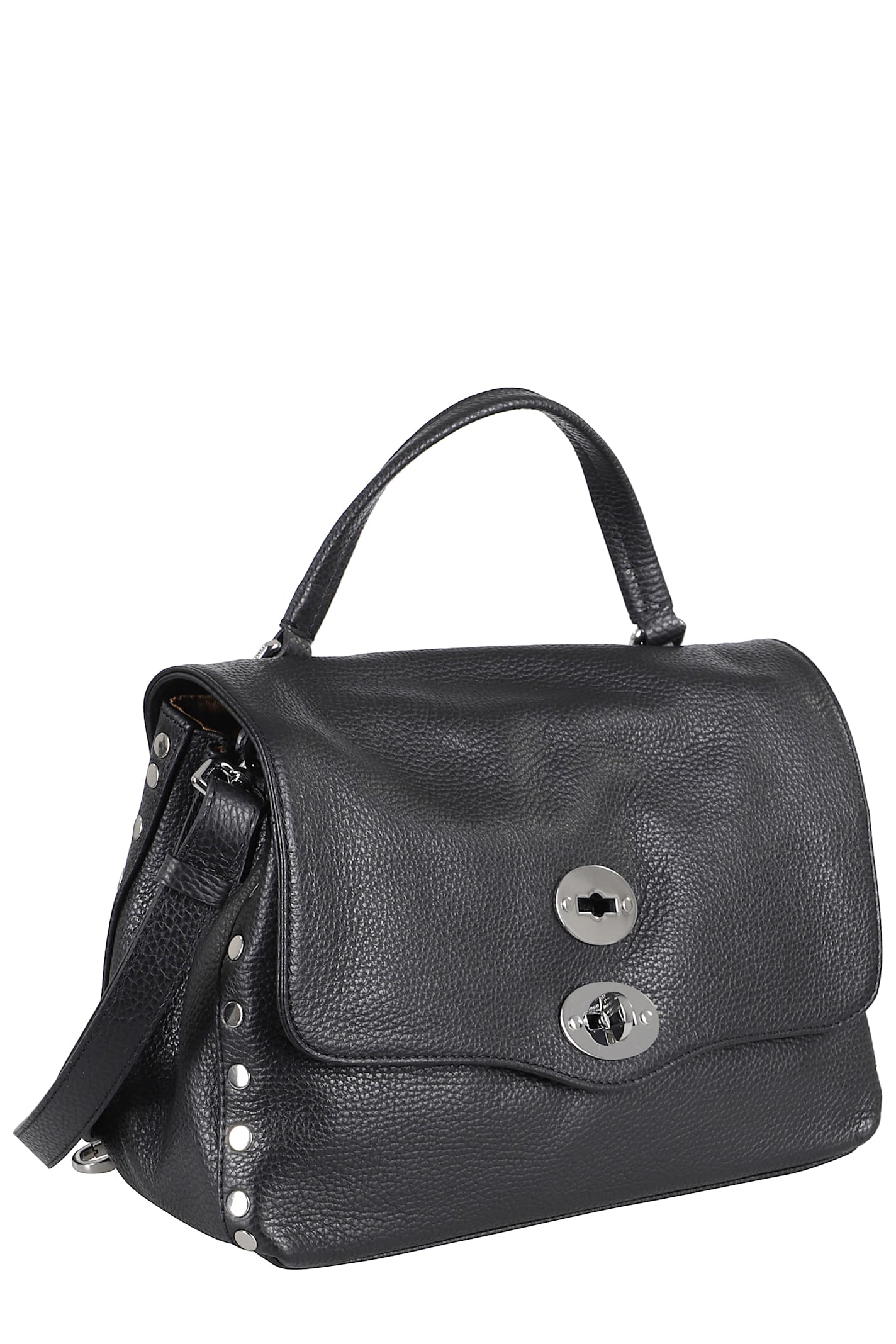Zanellato Small Leather Handbag With Adjustable Shoulder Strap