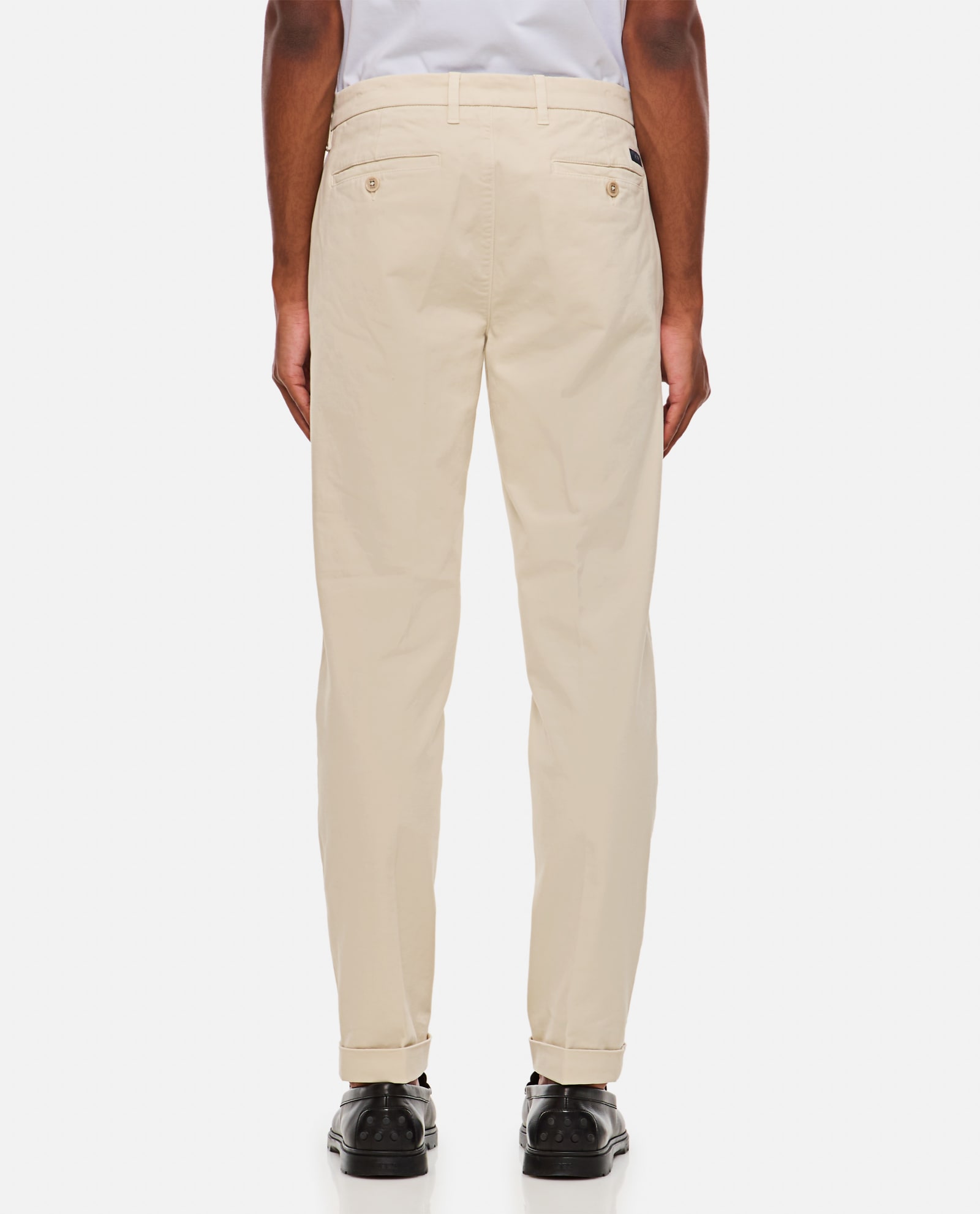 Fay Capri Pant In White