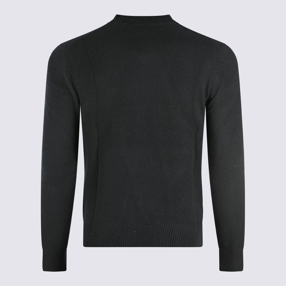 Shop Maison Kitsuné Black Wool Knitwear