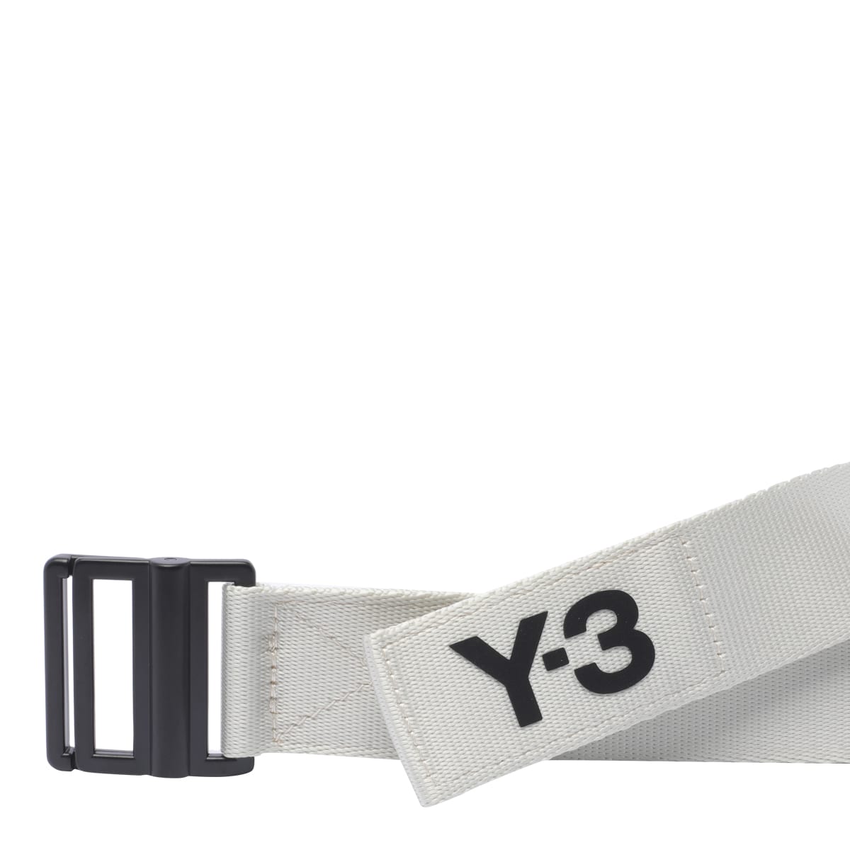 Shop Y-3 Logo Belt In White