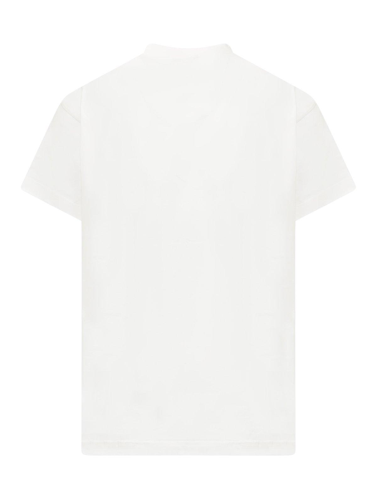Shop Ambush Logo Embroidered Crewneck T-shirt In White