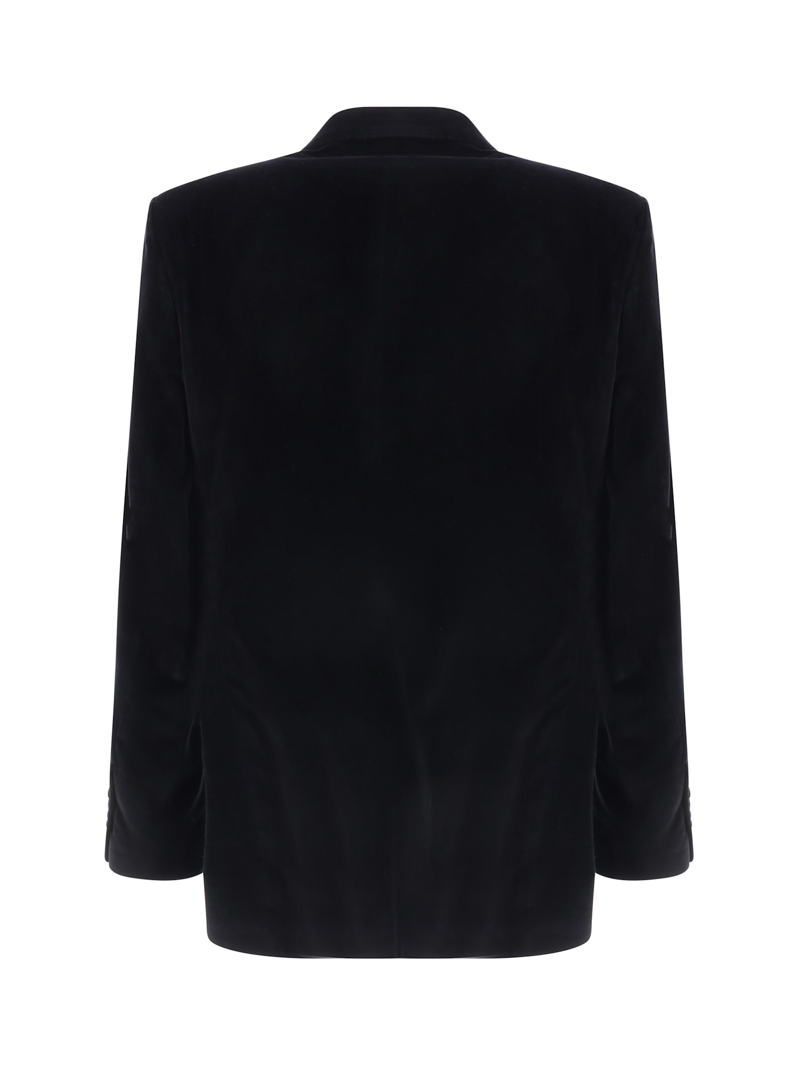 Dolce & Gabbana Single-breasted Velvet Tuxedo Blazer In Nero