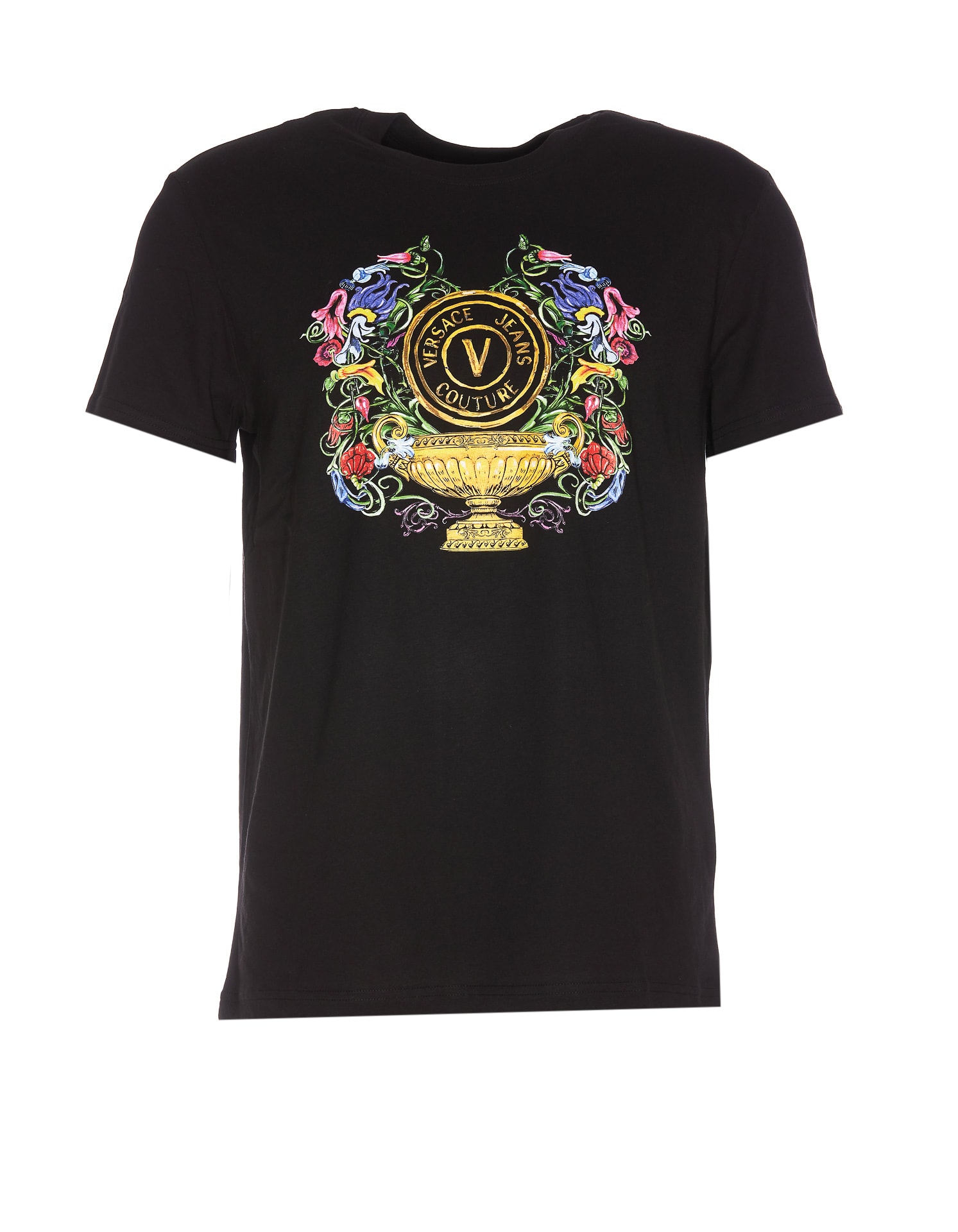 Versace Jeans Couture V-Emblem logo-print Shirt - Farfetch