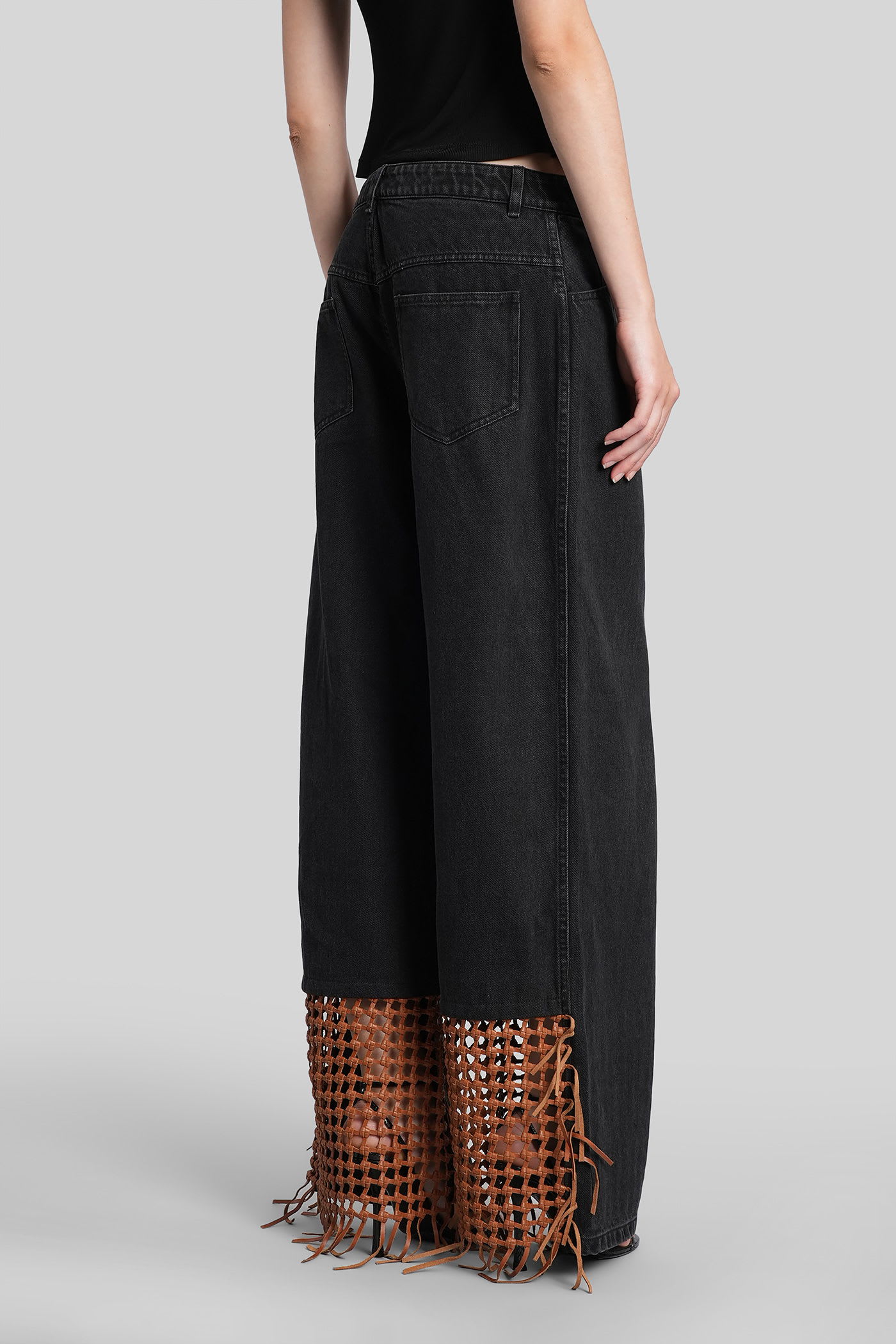 Christopher Esber Jeans In Black Cotton In Black