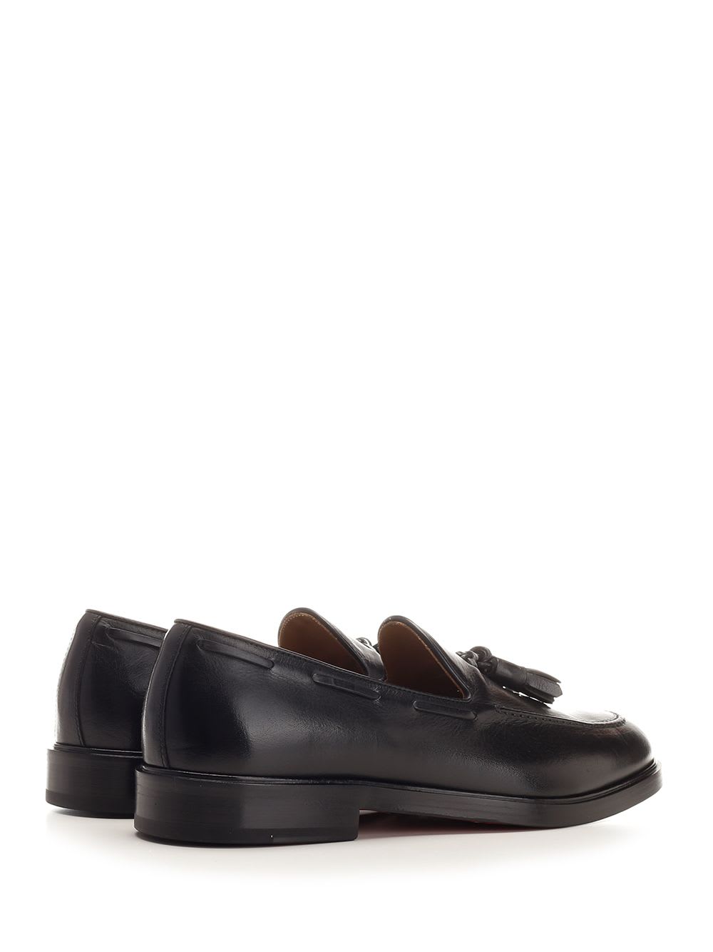 Shop Corvari Moccasin With Tassels In Black