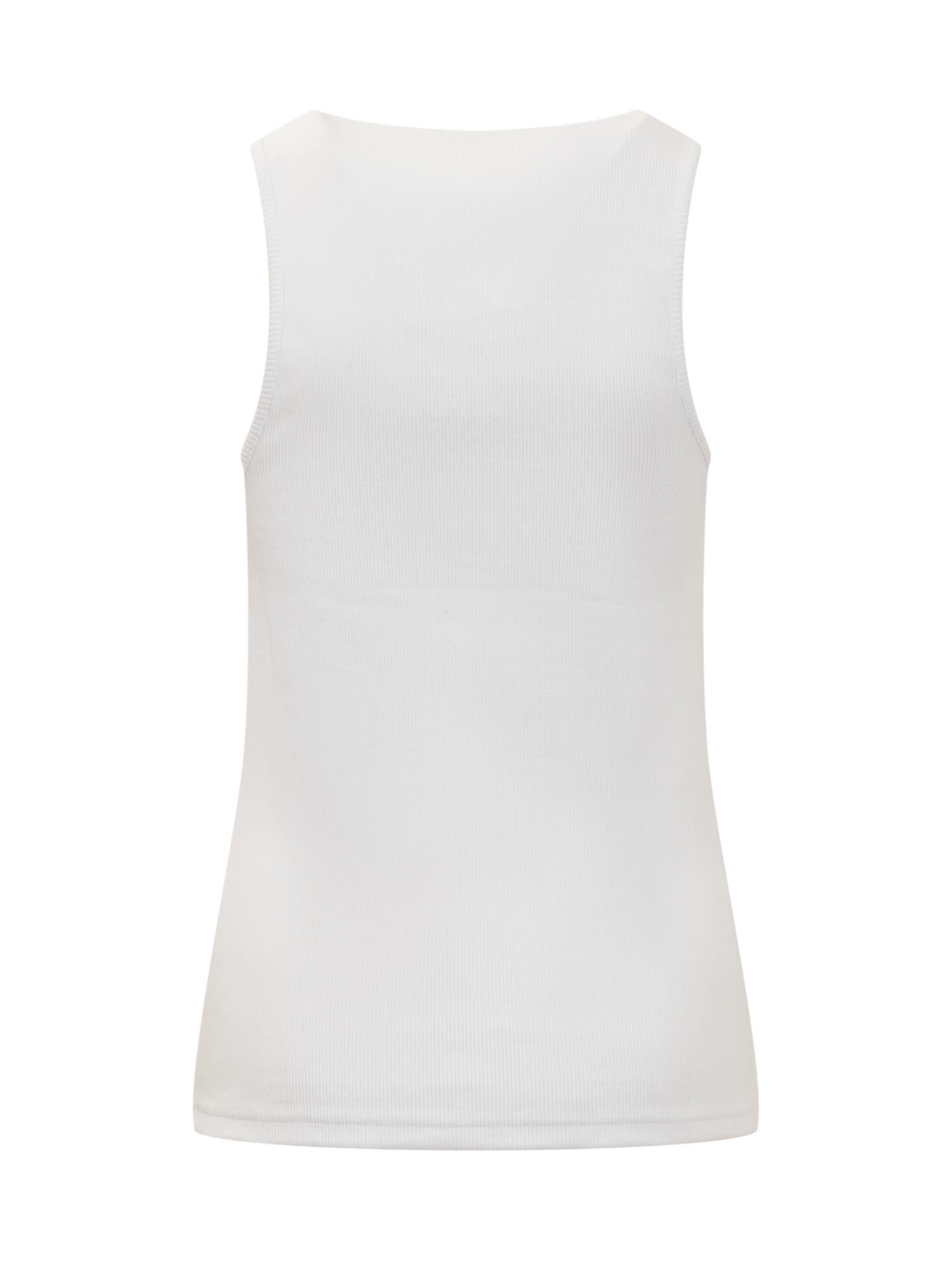 Shop Jw Anderson Top With Logo In White