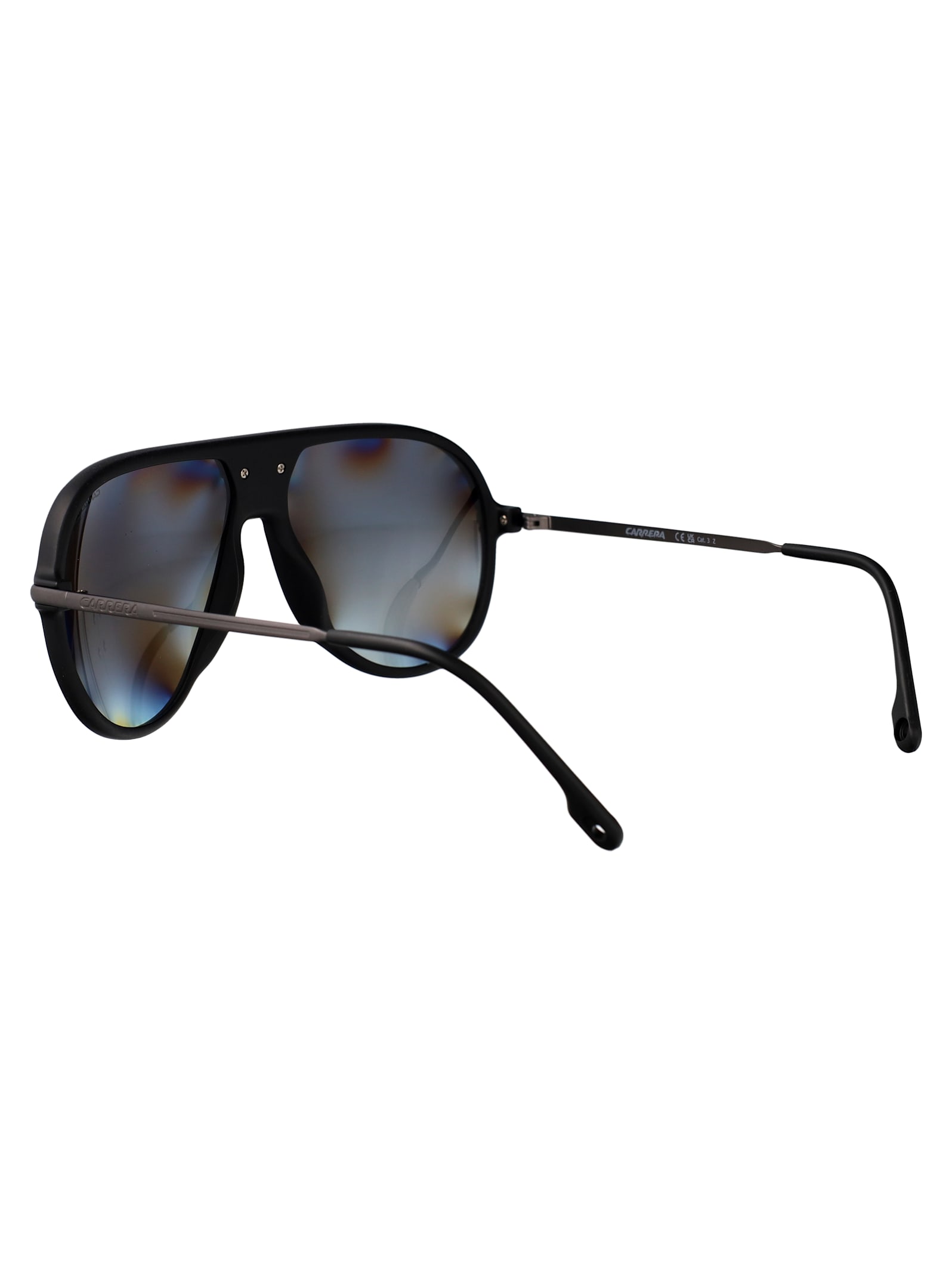 Carrera Matte Black Dark Ruthenium Injectate Sunglasses In Black
