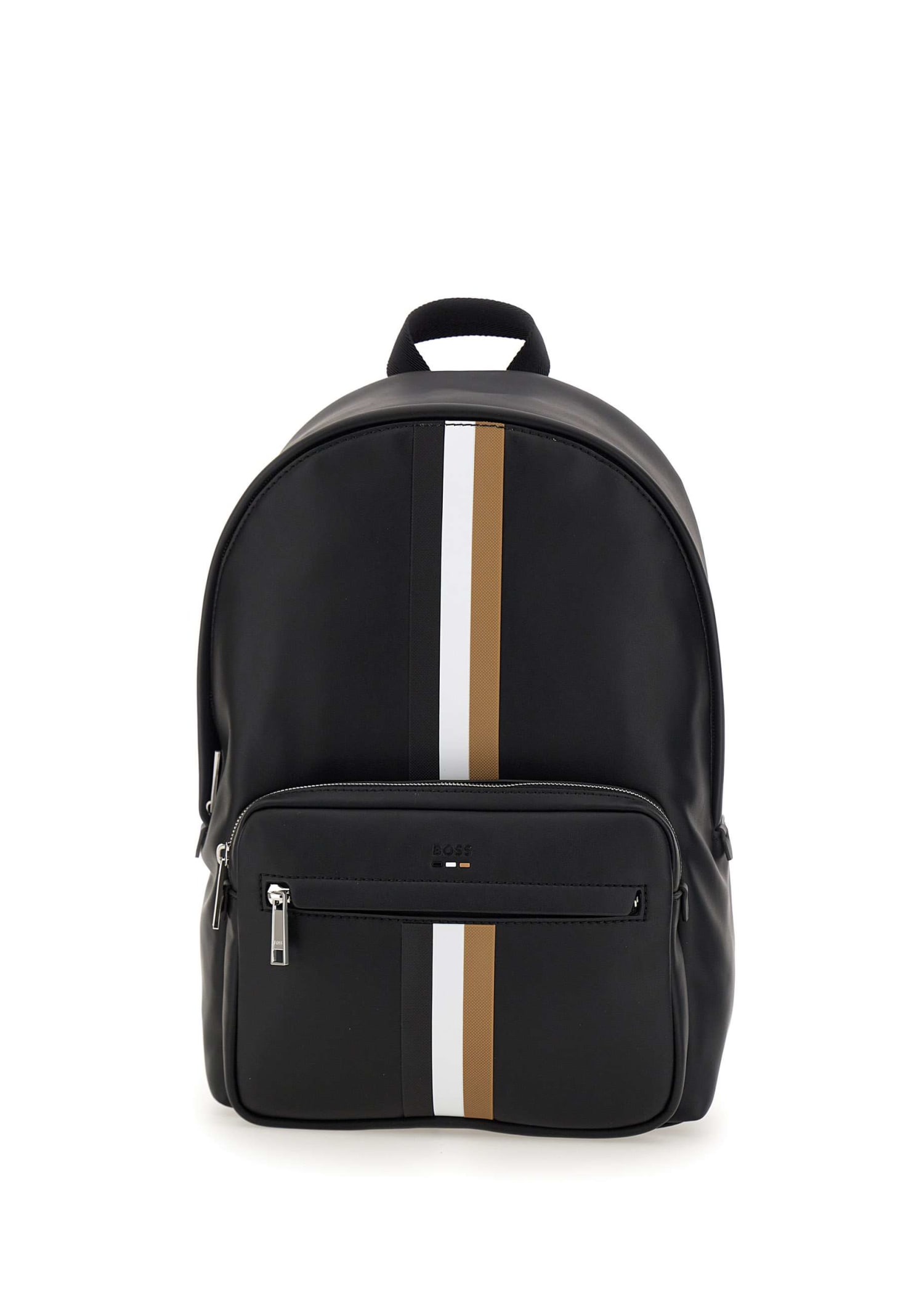 Hugo Boss Ray Backpack Leather Backpack In Black | ModeSens