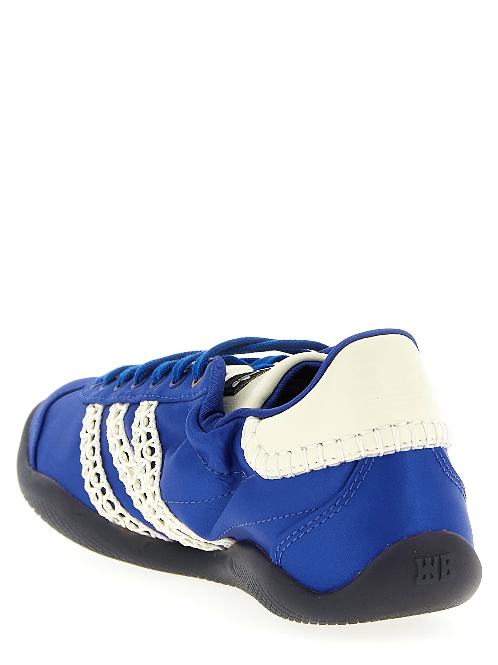 Adidas Originals Karintha Lo Satin Sneakers Adidas By Walesbonner In Blue