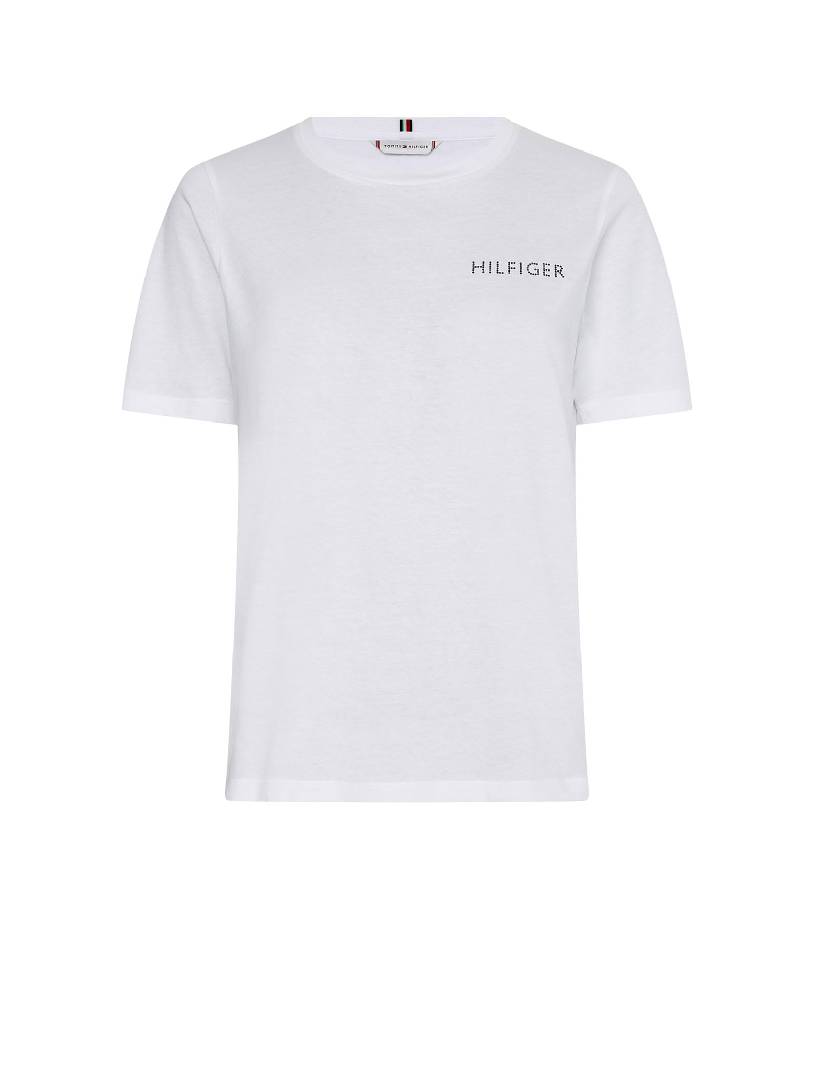 Tommy Hilfiger T-shirt With Logo In White Cotton