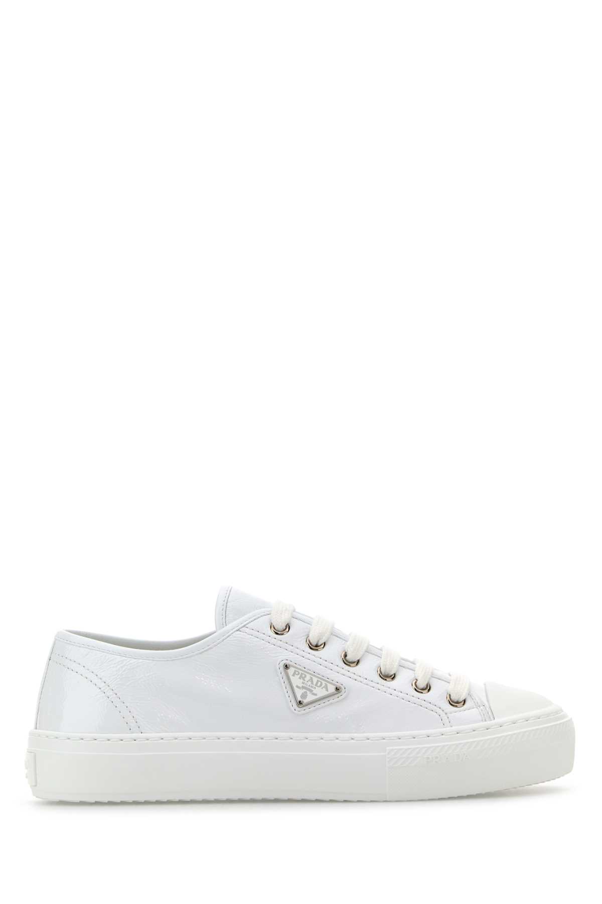 White Naplak Sneakers