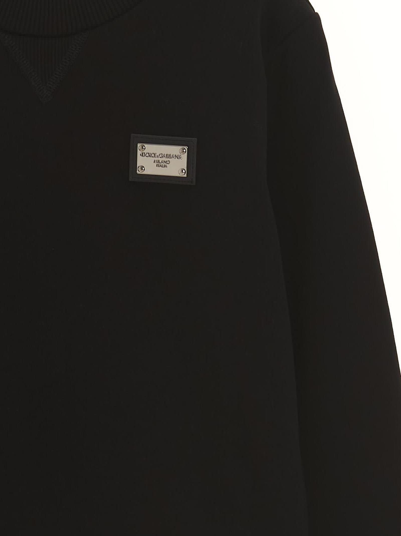 Shop Dolce & Gabbana Essential Sweatshirt In Nero