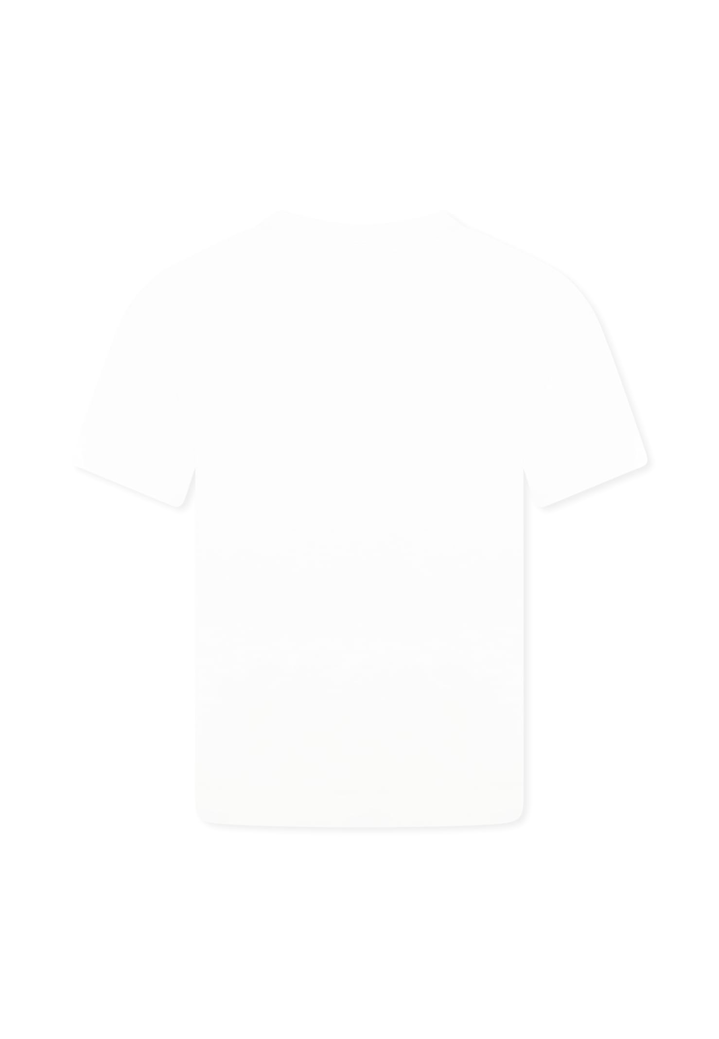 Burberry White T-shirt For Kids With Teddy Bear In White