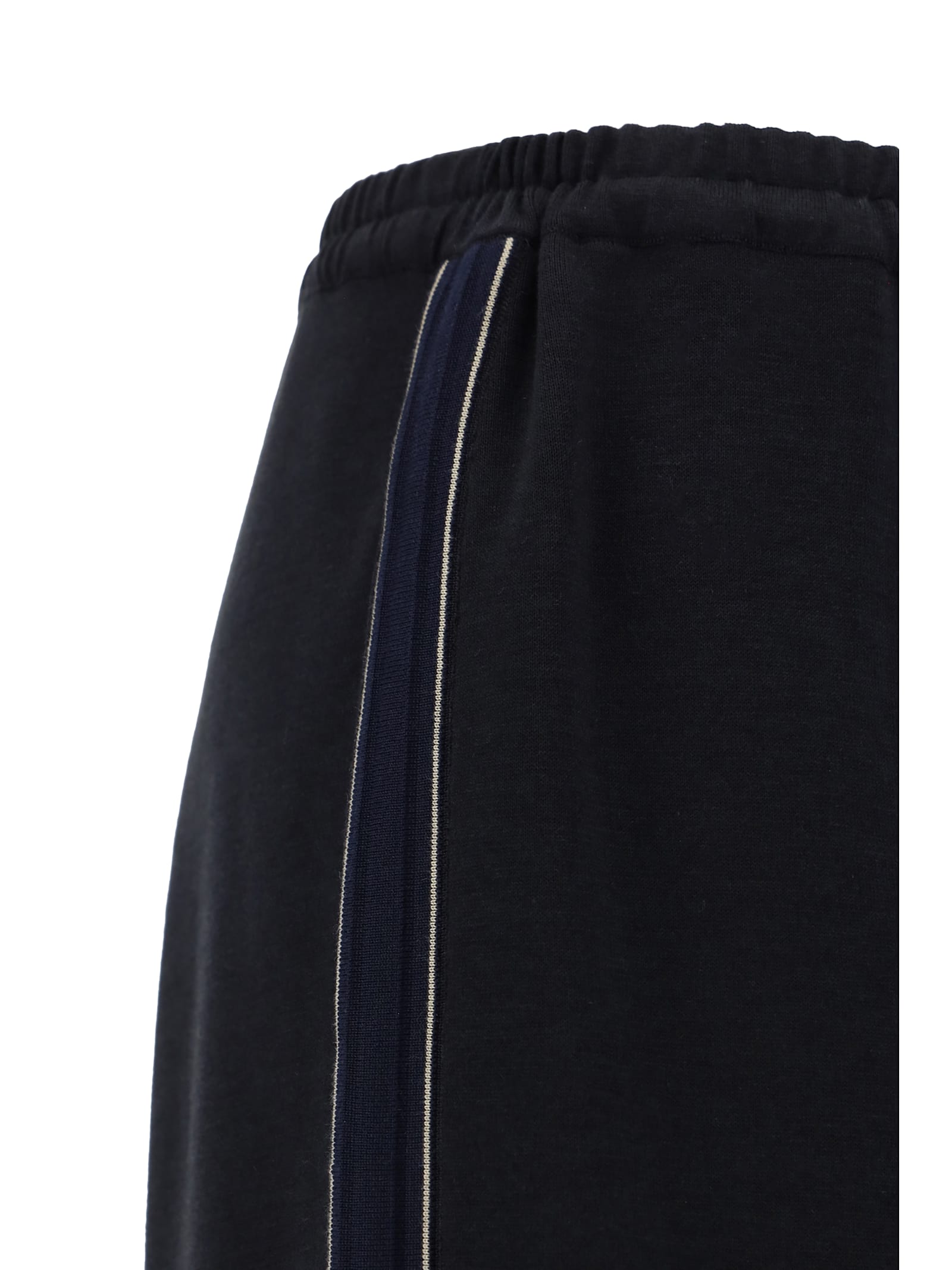 Shop The Row Haron Sweatpants In Black / Navy / Beige