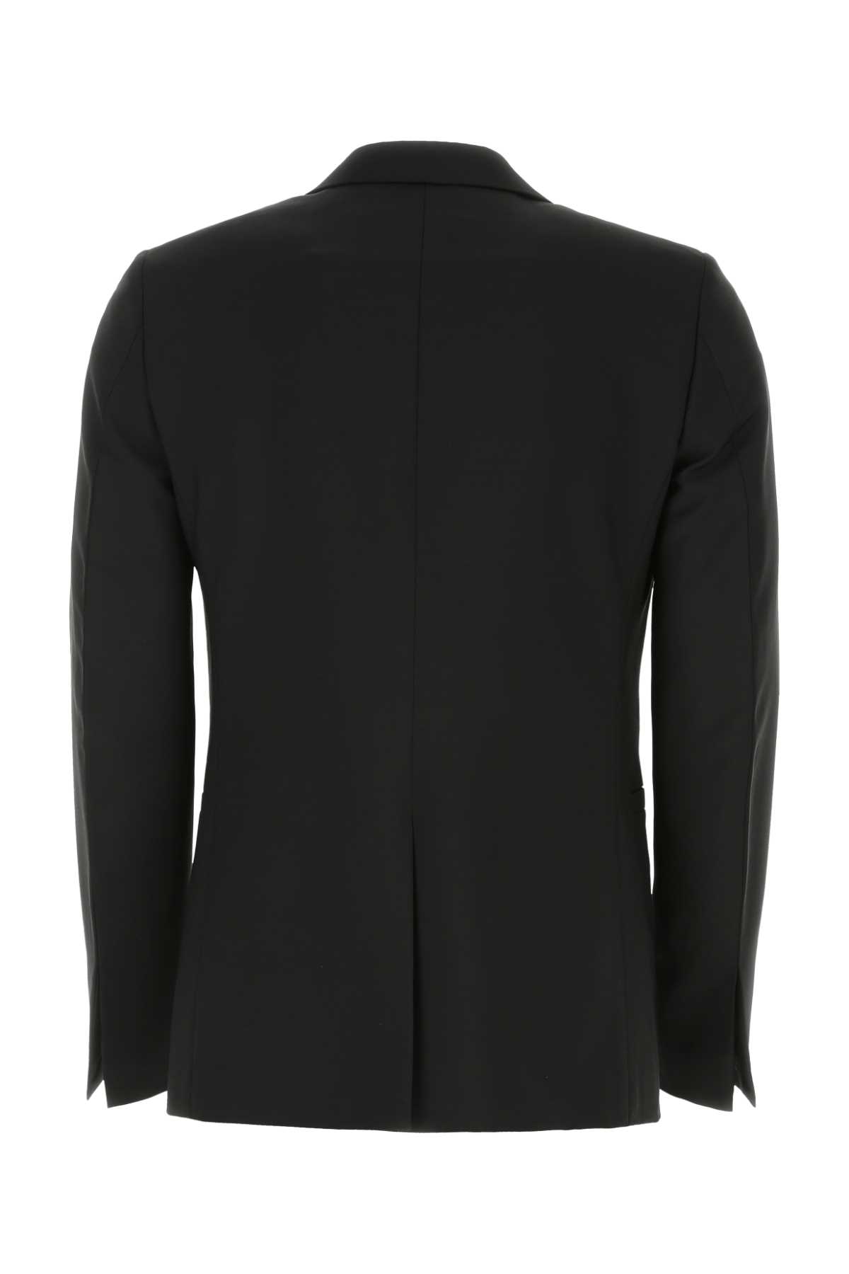 Shop Givenchy Black Wool Blend Blazer In 001
