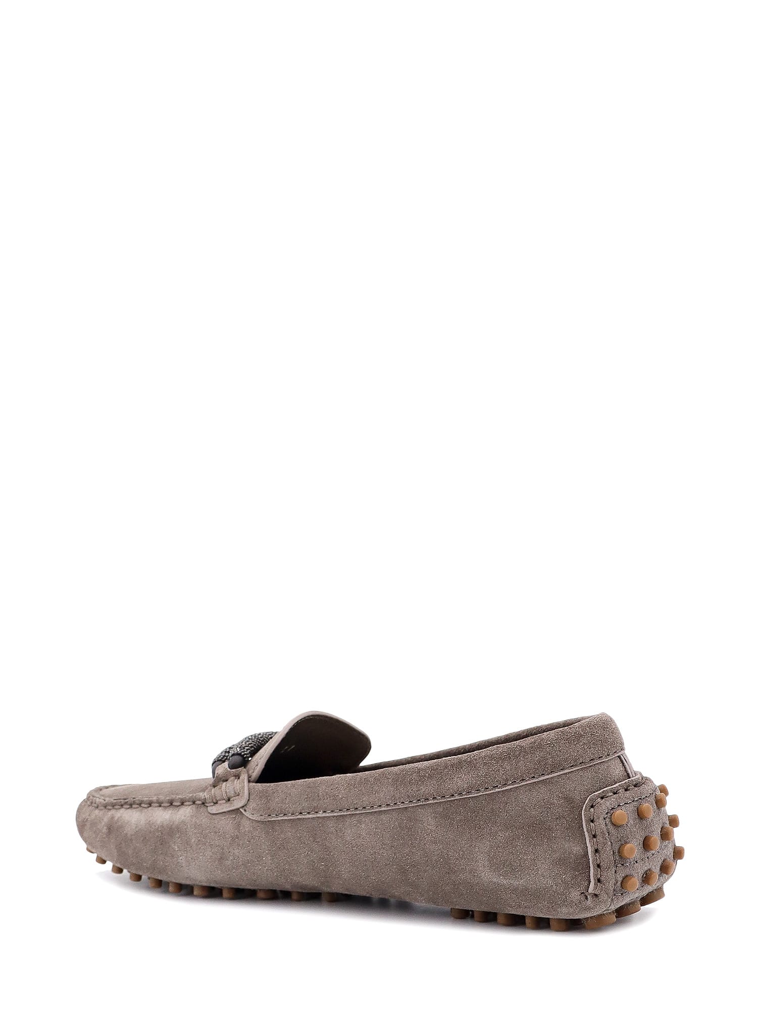 Shop Brunello Cucinelli Loafer In Grey