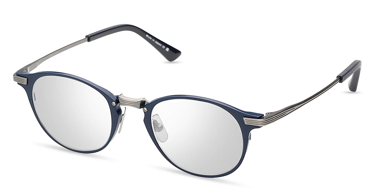 Dita Radicon- Matte Navy / Antique Silver Glasses In Black
