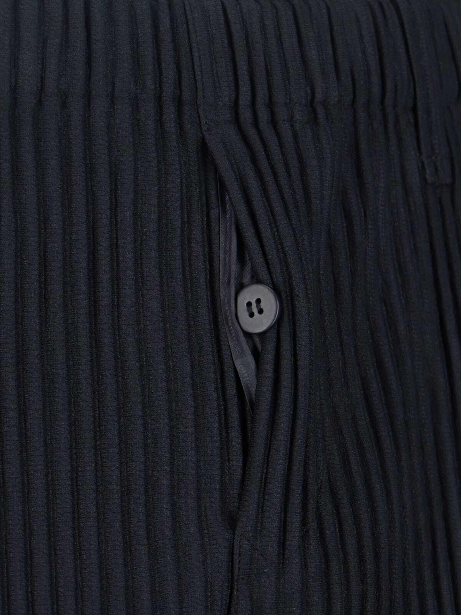 Issey Miyake Pantalone In Poliestere Nero   Uomo In Black