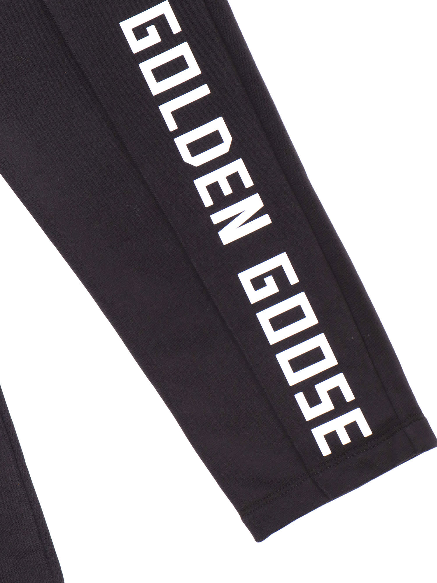 Shop Golden Goose Tapered Joggers In Black