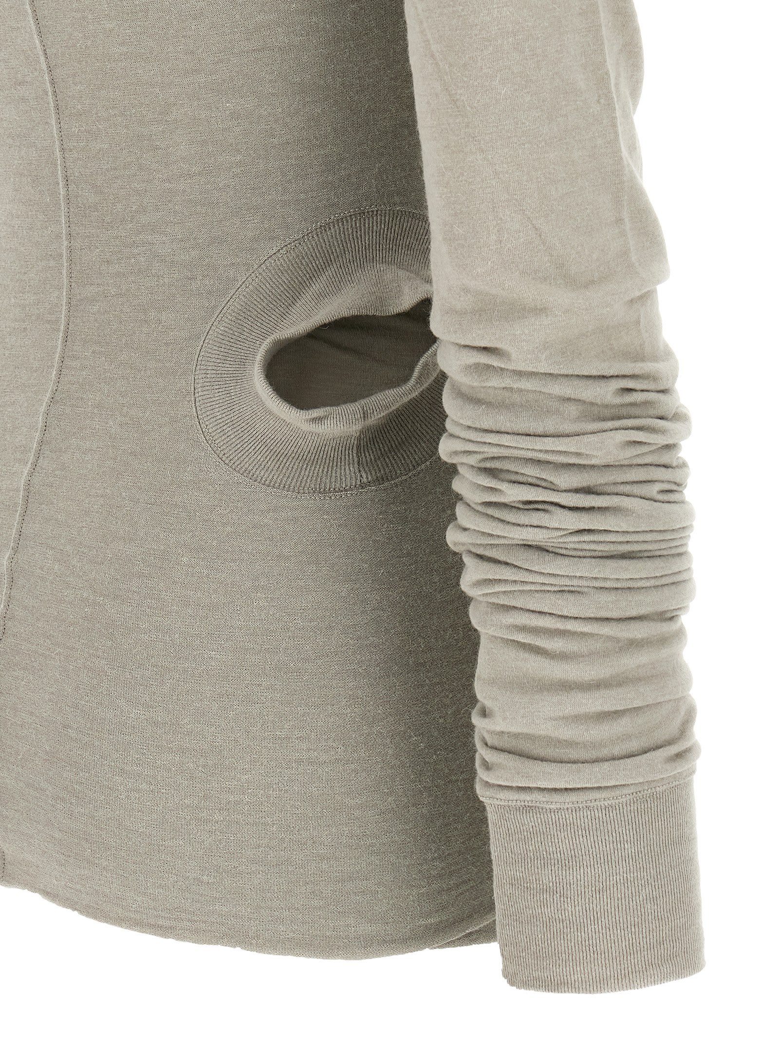 Rick Owens Hollywood Banana Long-sleeved T-shirt In Neutral