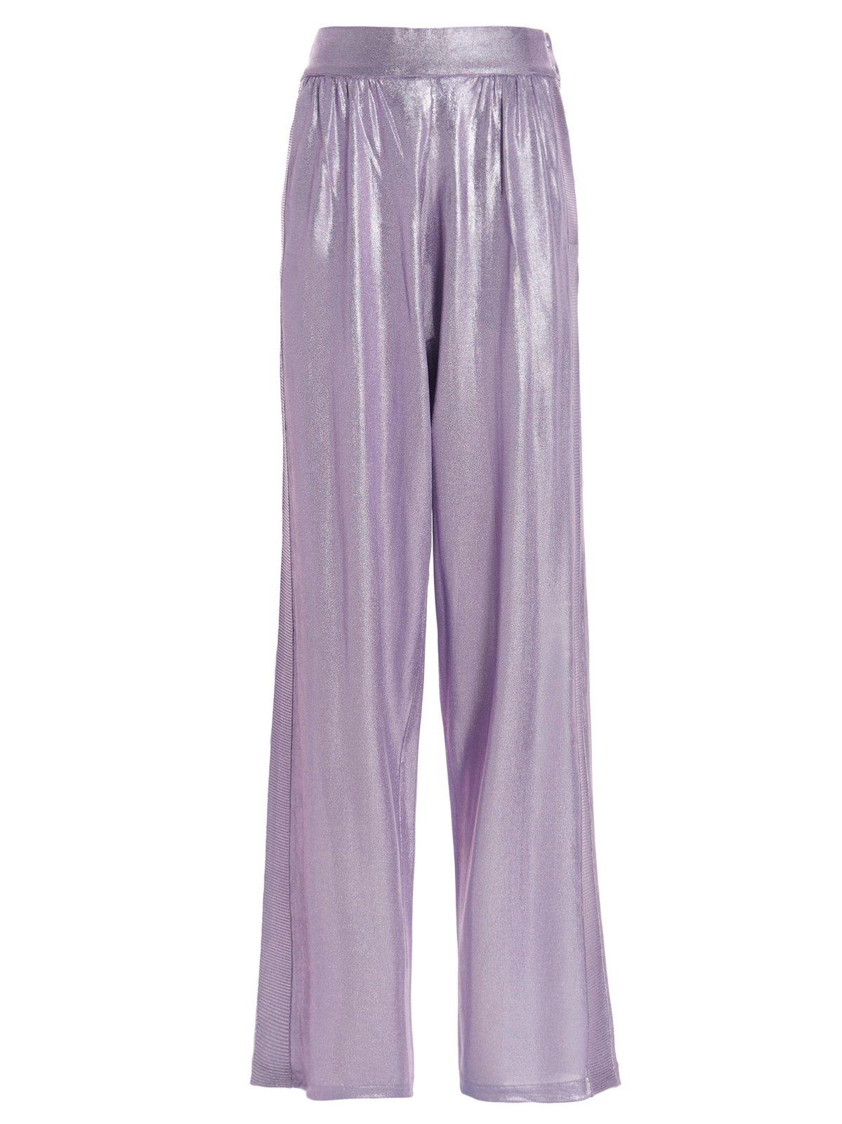 TOM FORD HIGHRISE METALLIC EFFECT TROUSERS